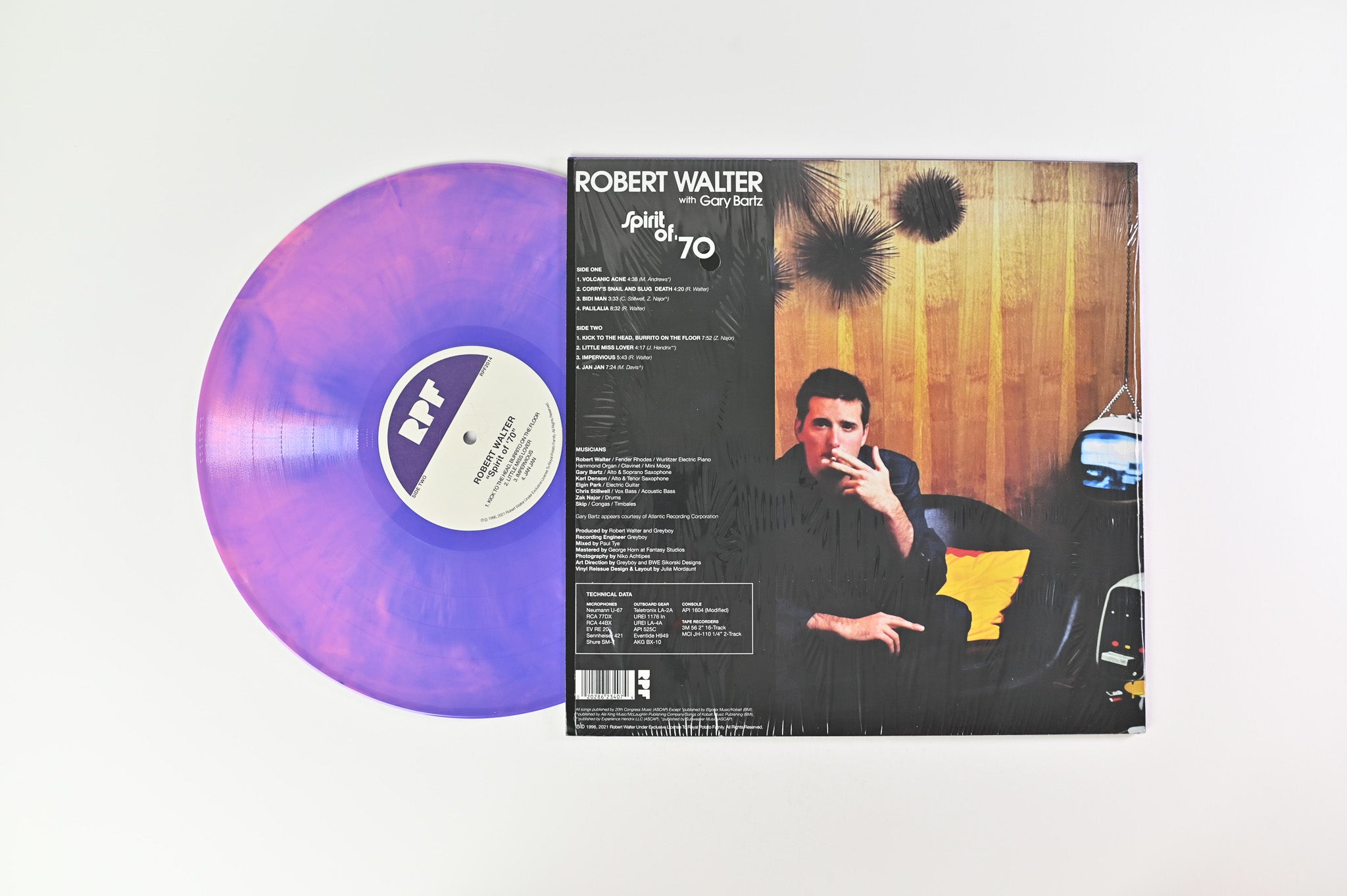 Robert Walter - Spirit Of '70 on The Royal Potato Family - Purple Vinyl