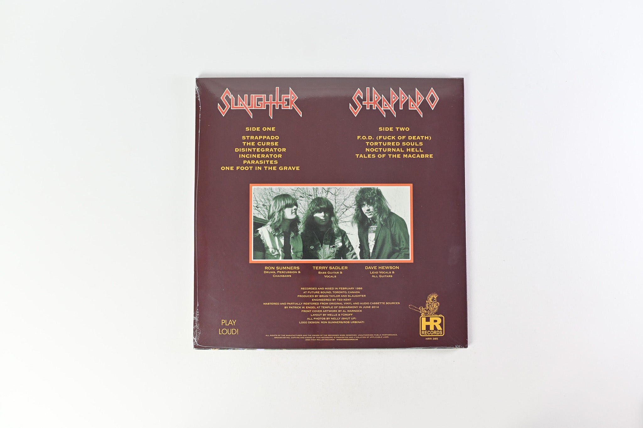 Slaughter - Strappado on High Roller Ltd Swamp Green Vinyl Reissue Sealed