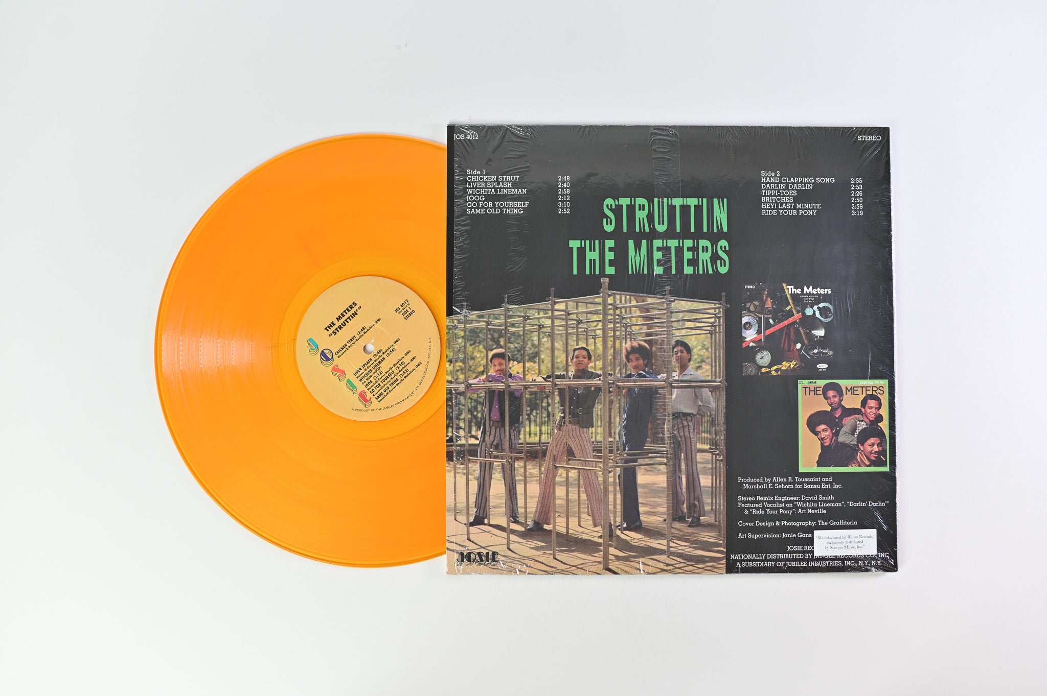 The Meters - Struttin' on Josie - Orange Vinyl