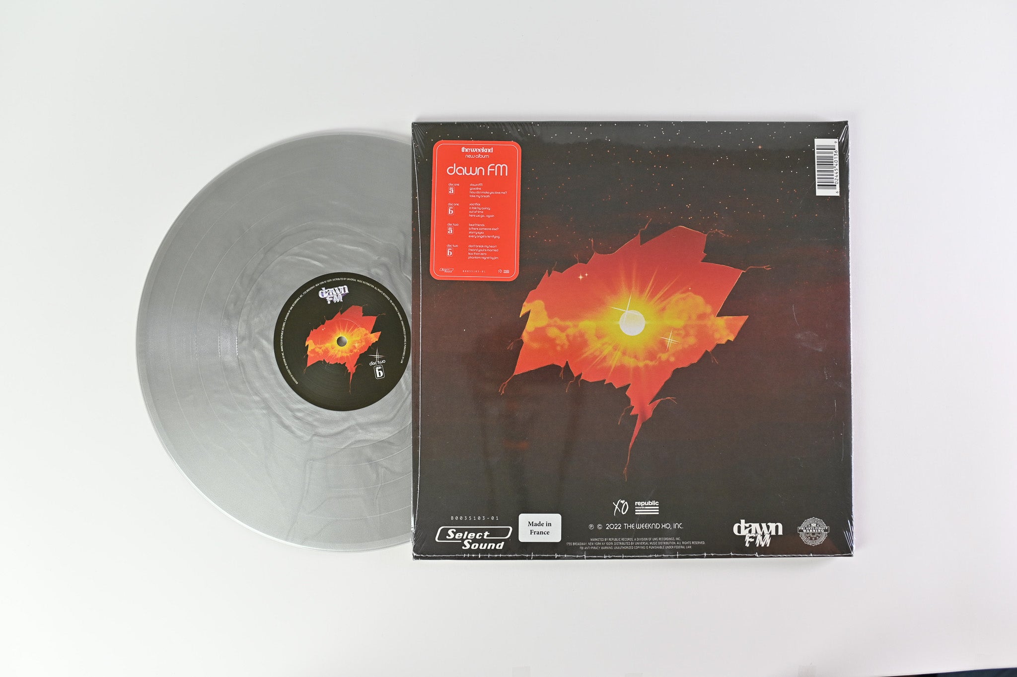 The Weeknd - Dawn FM on XO Ltd Silver Vinyl