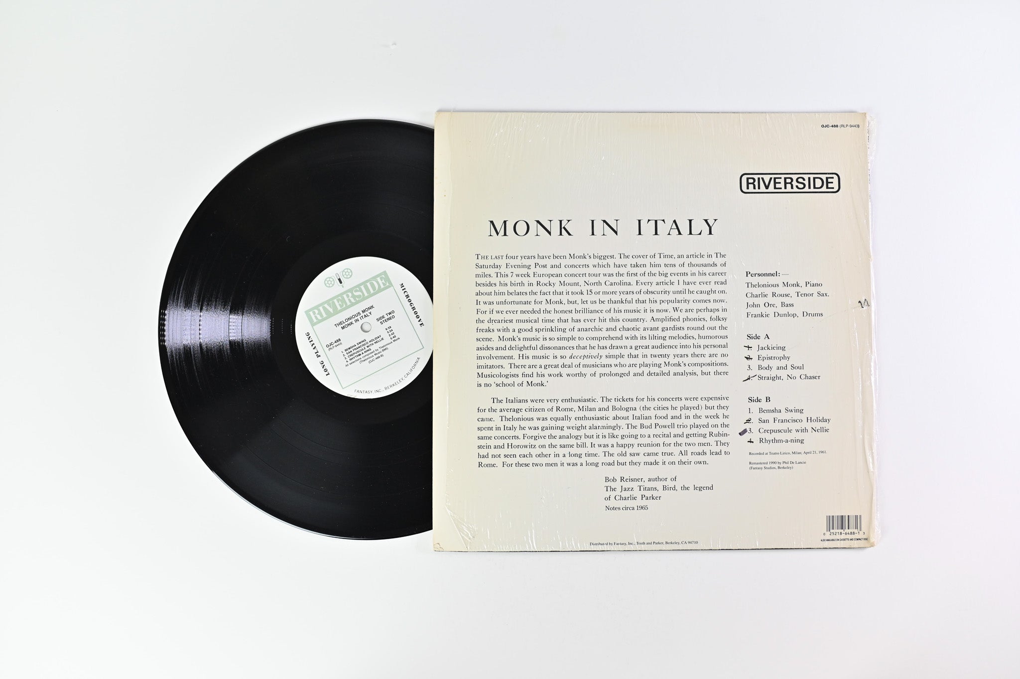 Thelonious Monk - In Italy on Original Jazz Classics