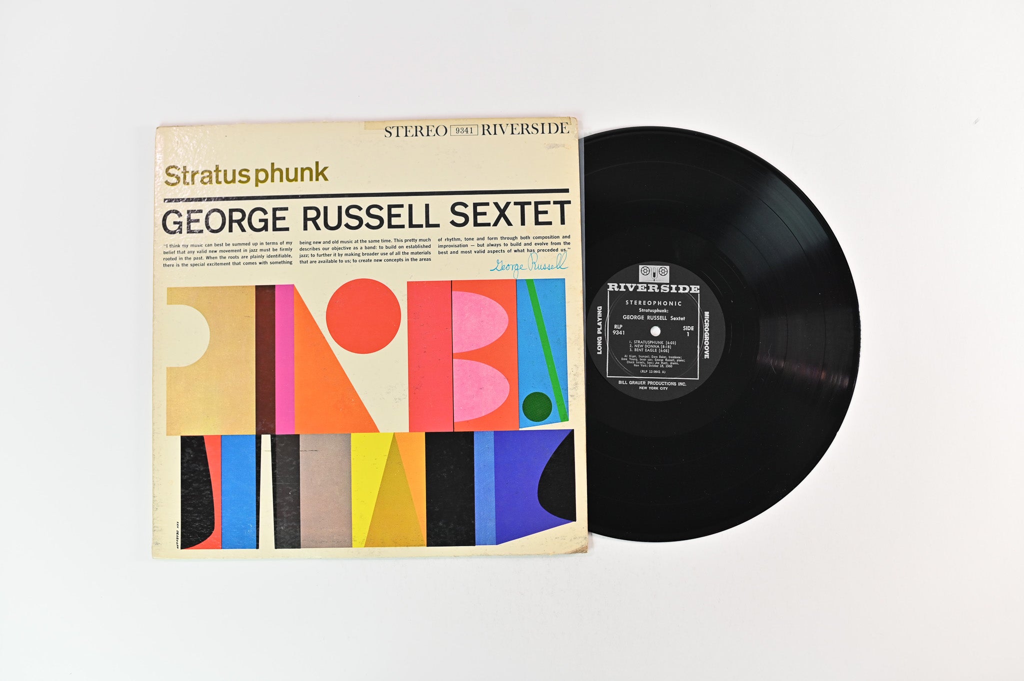 The George Russell Sextet - Stratusphunk on Riverside Records - Stereo