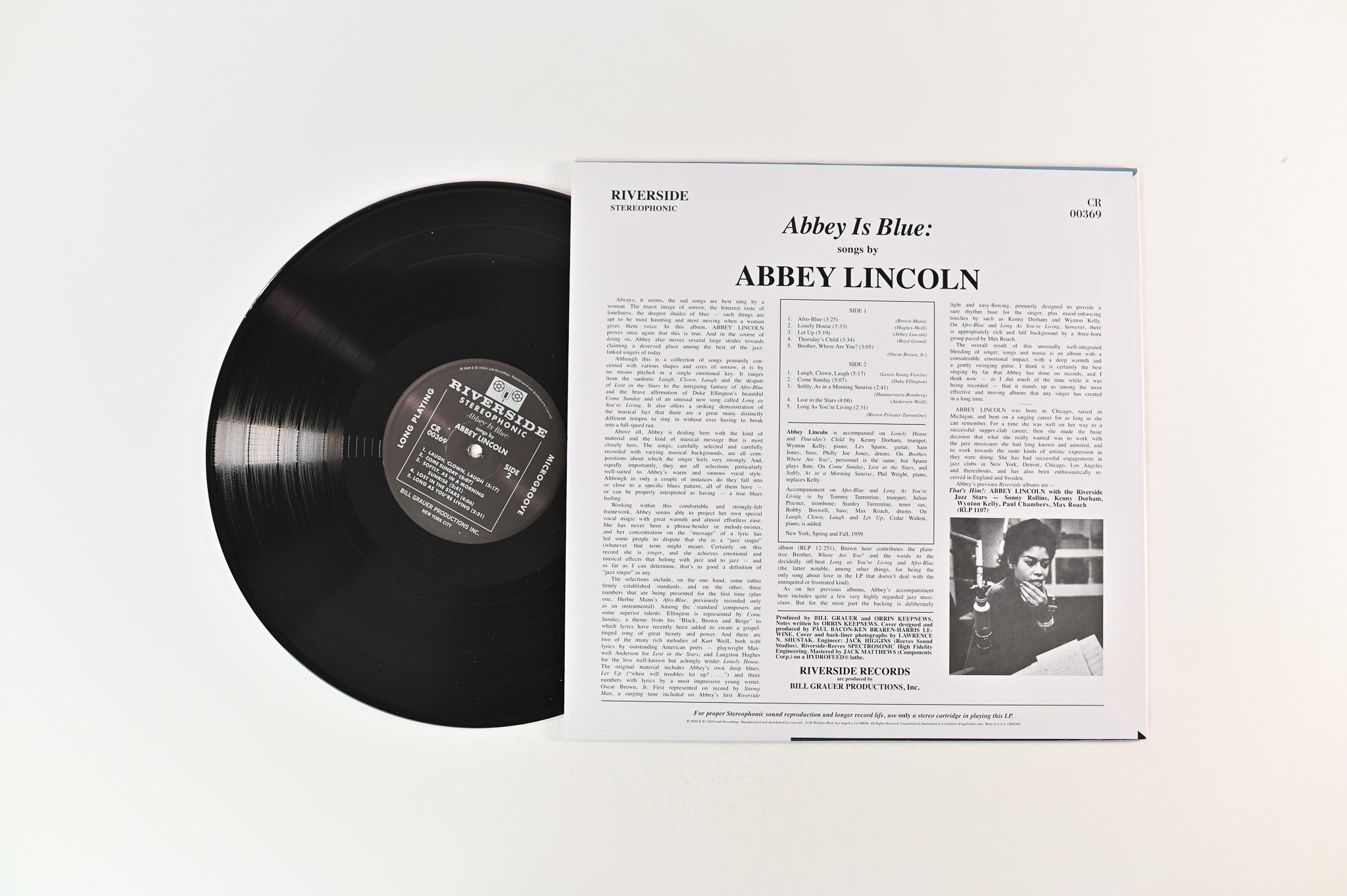 Abbey Lincoln - Abbey Is Blue on Craft Recordings