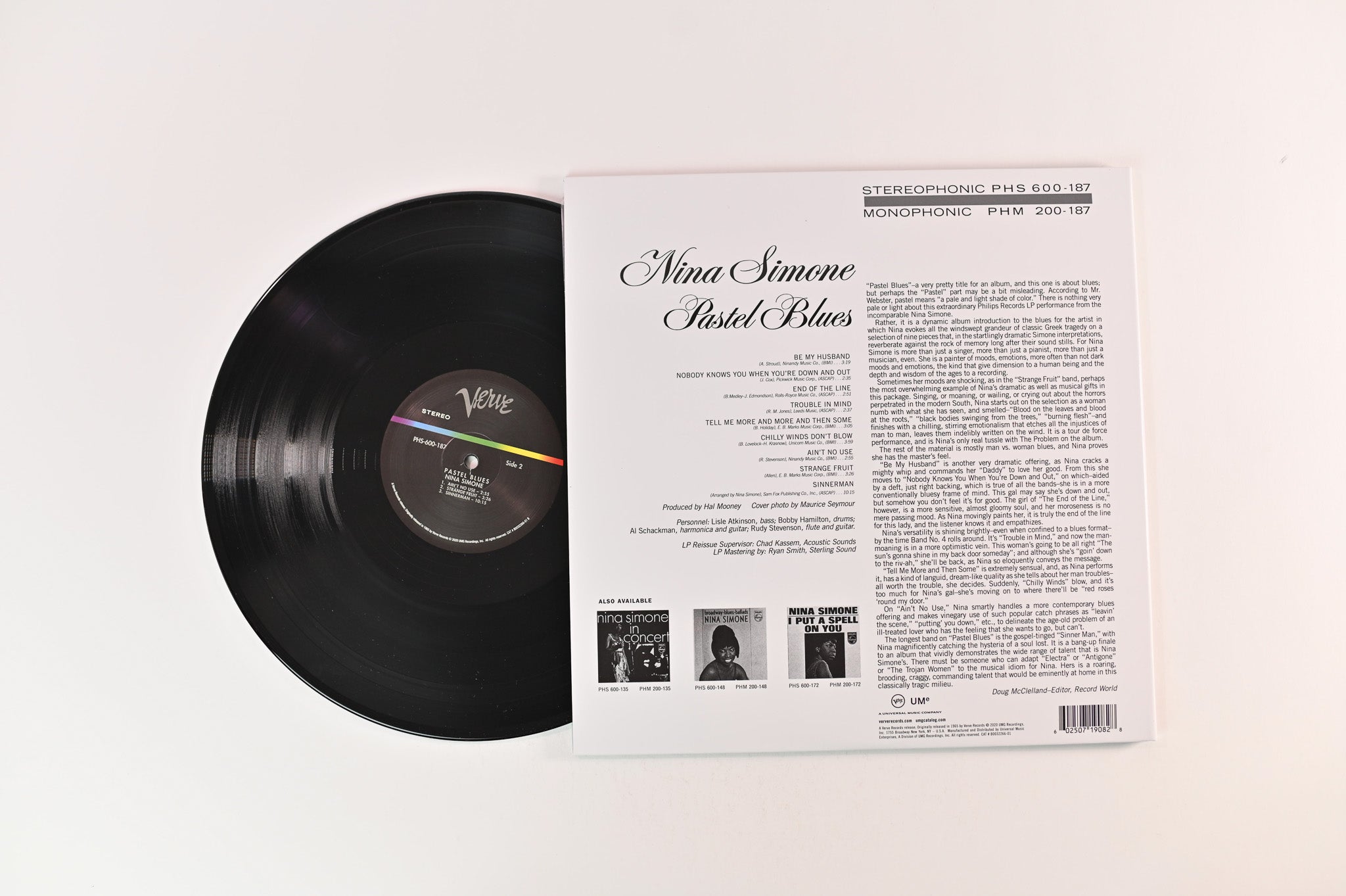 Nina Simone - Pastel Blues on Verve Acoustic Sounds Series