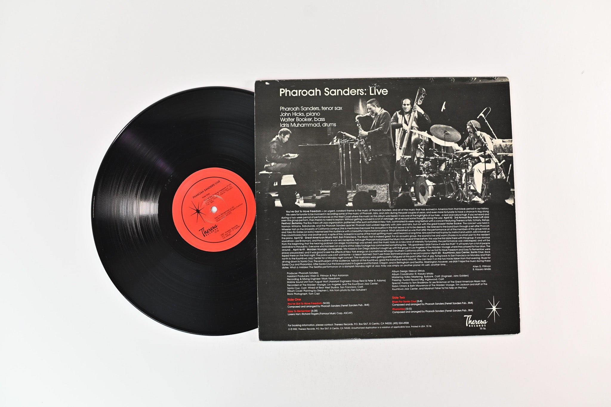 Pharoah Sanders - Live... on Theresa Records