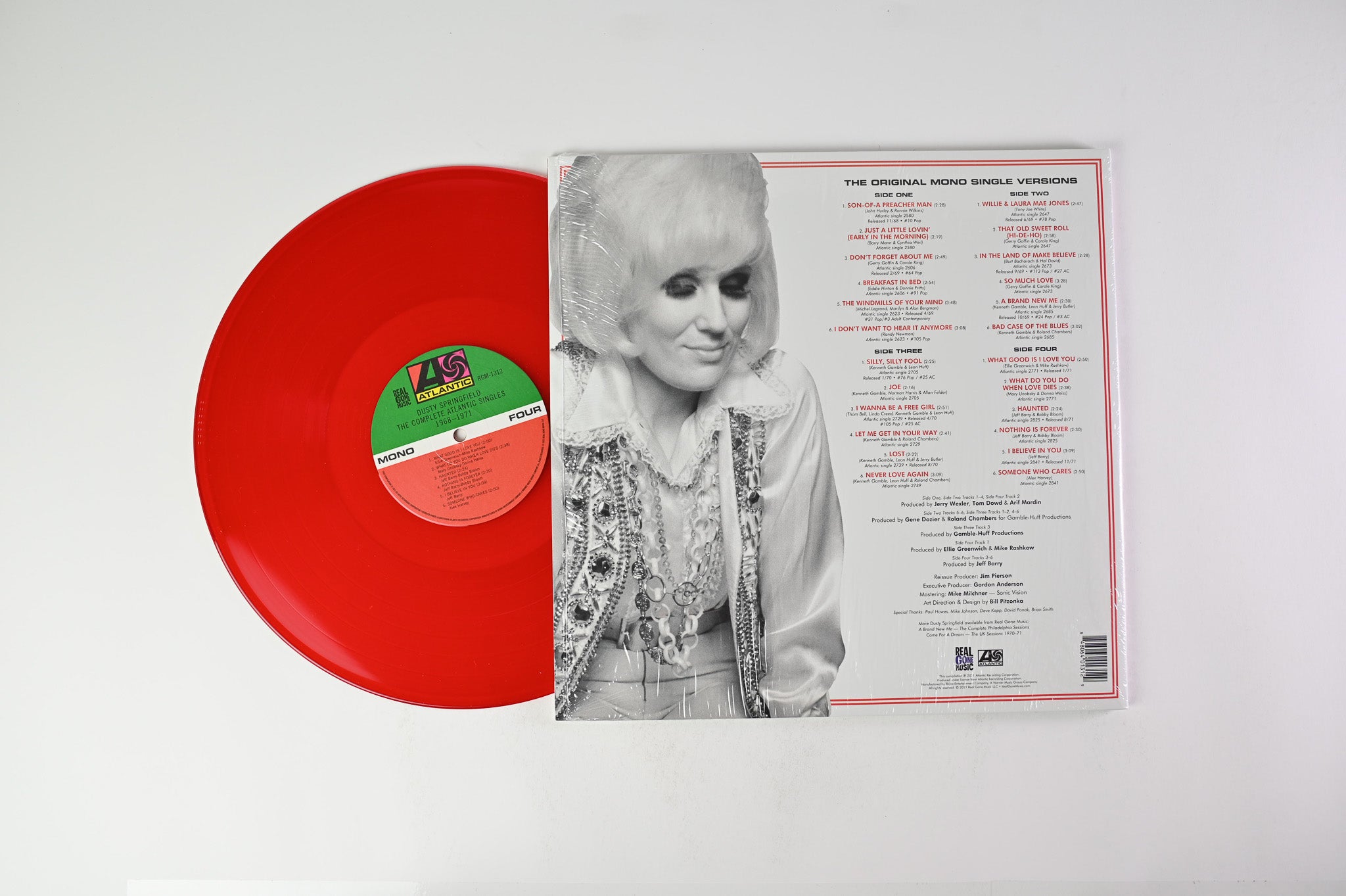 Dusty Springfield - The Complete Atlantic Singles 1968-1971 on Real Gone Music - Red Vinyl