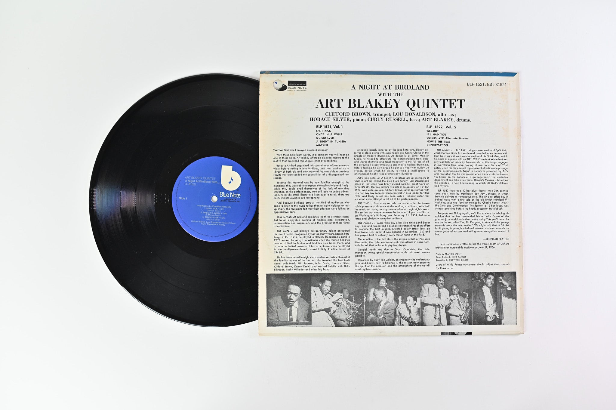 Art Blakey Quintet - A Night At Birdland Volume 1 on Blue Note