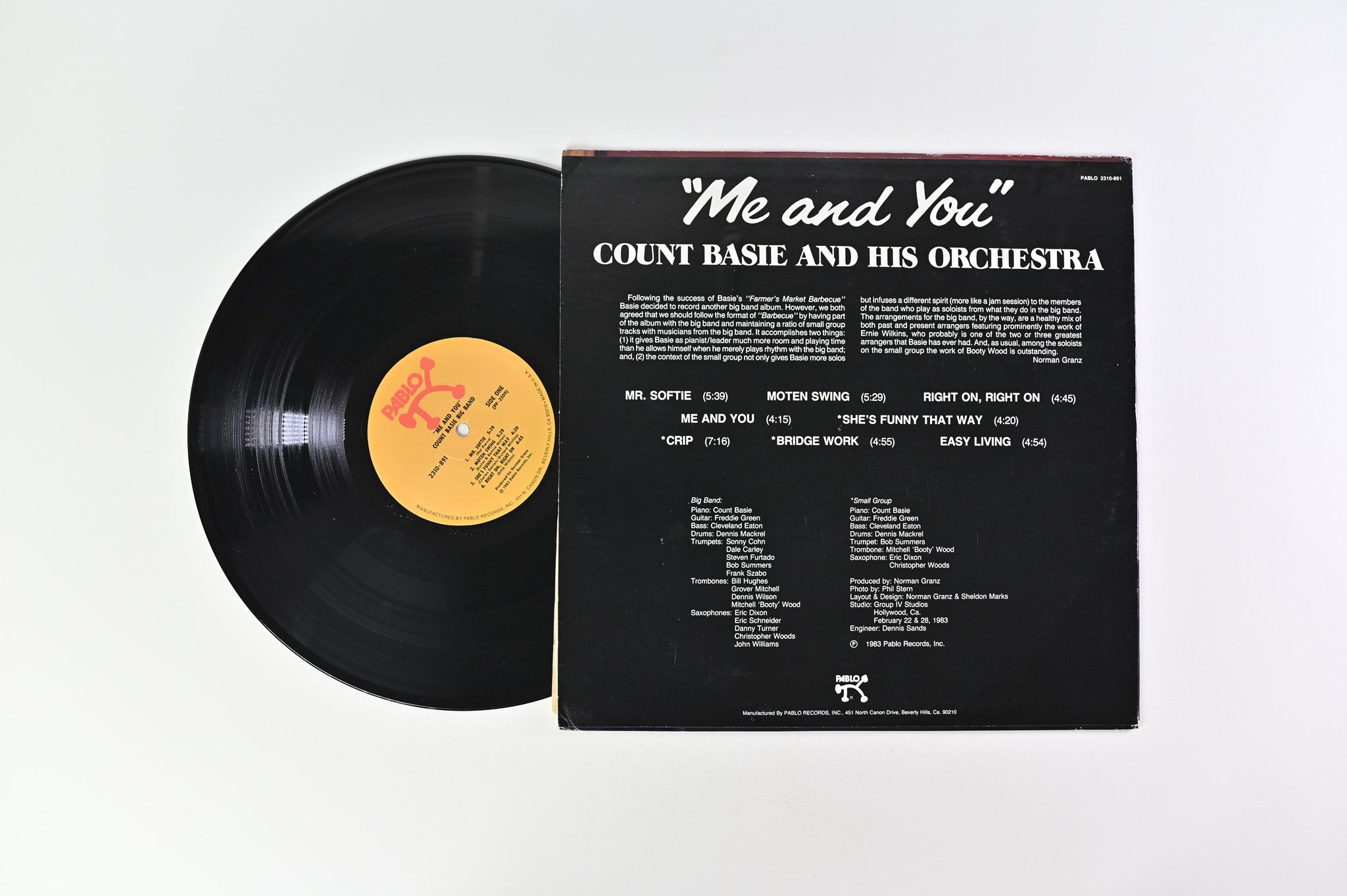 Count Basie Orchestra - Me And You on Pablo Records