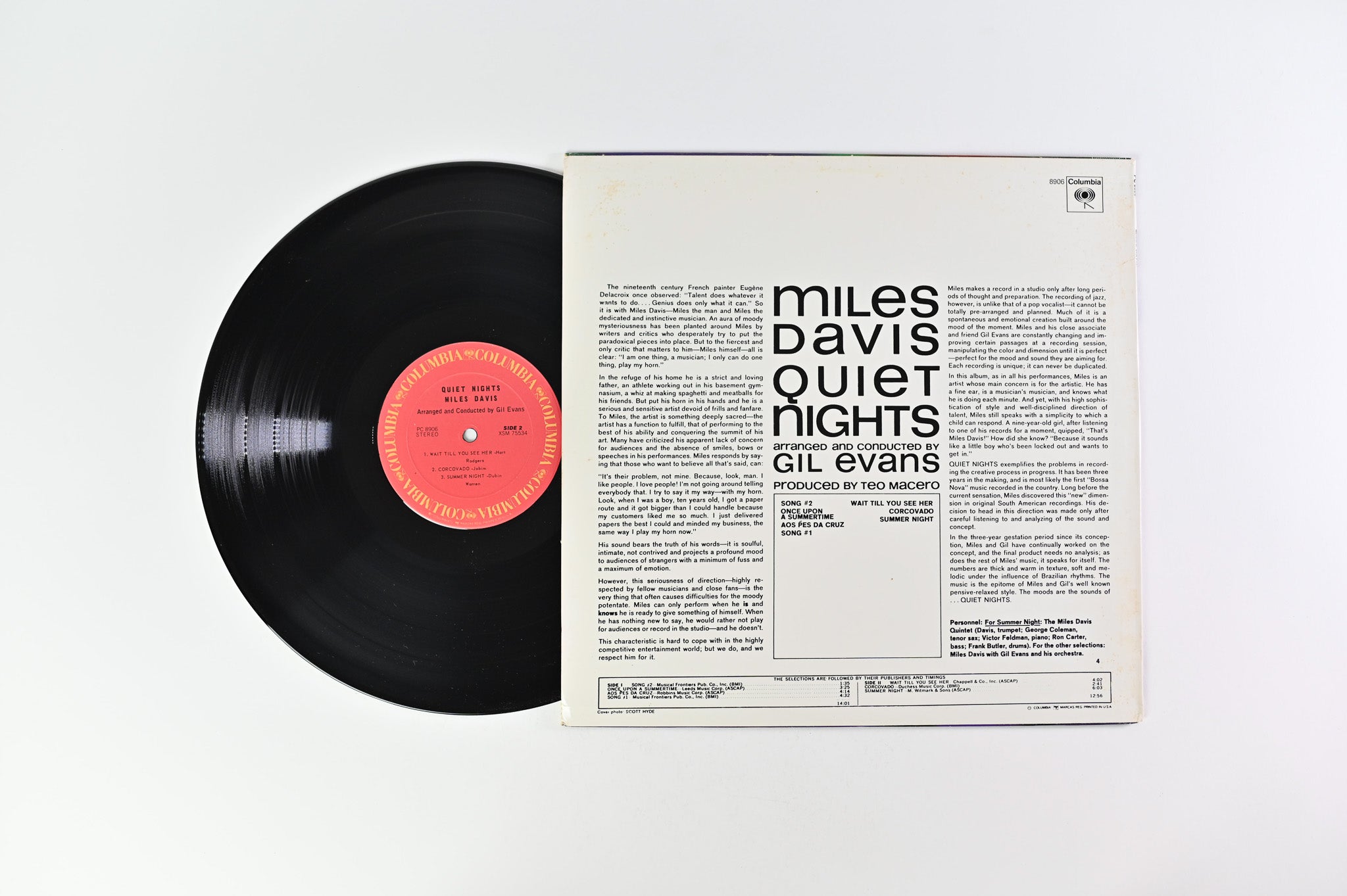 Miles Davis - Quiet Nights on Columbia