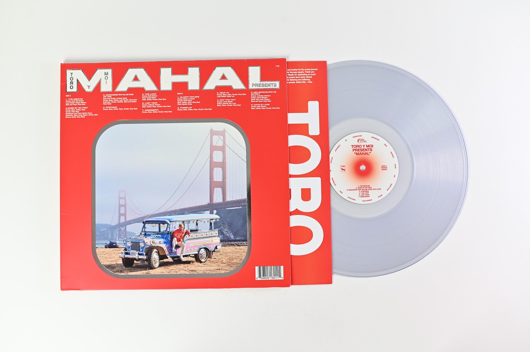 Toro Y Moi - Mahal on Dead Oceans - Clear Vinyl