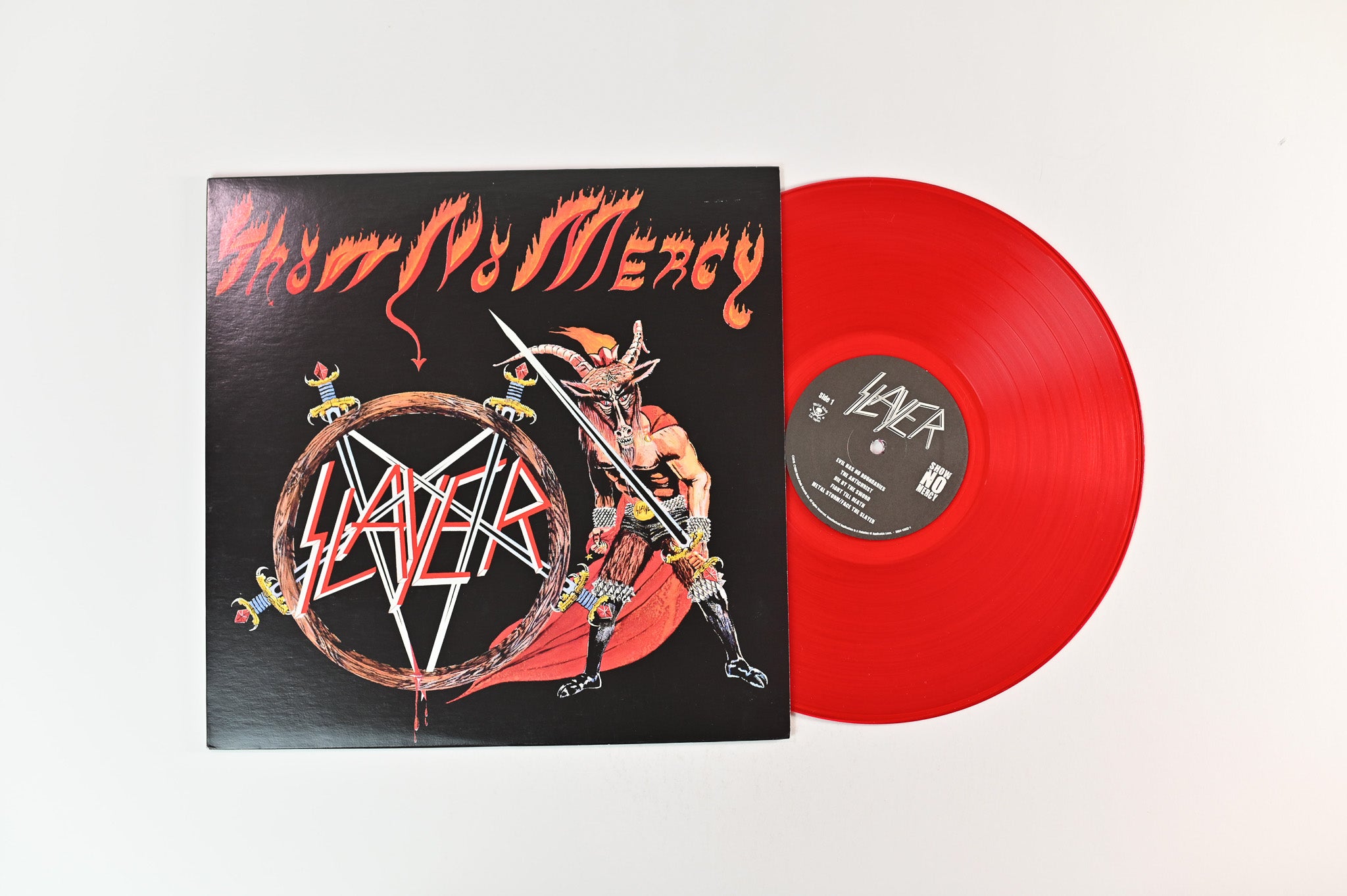 Slayer - Show No Mercy on Metal Blade Red Vinyl Reissue