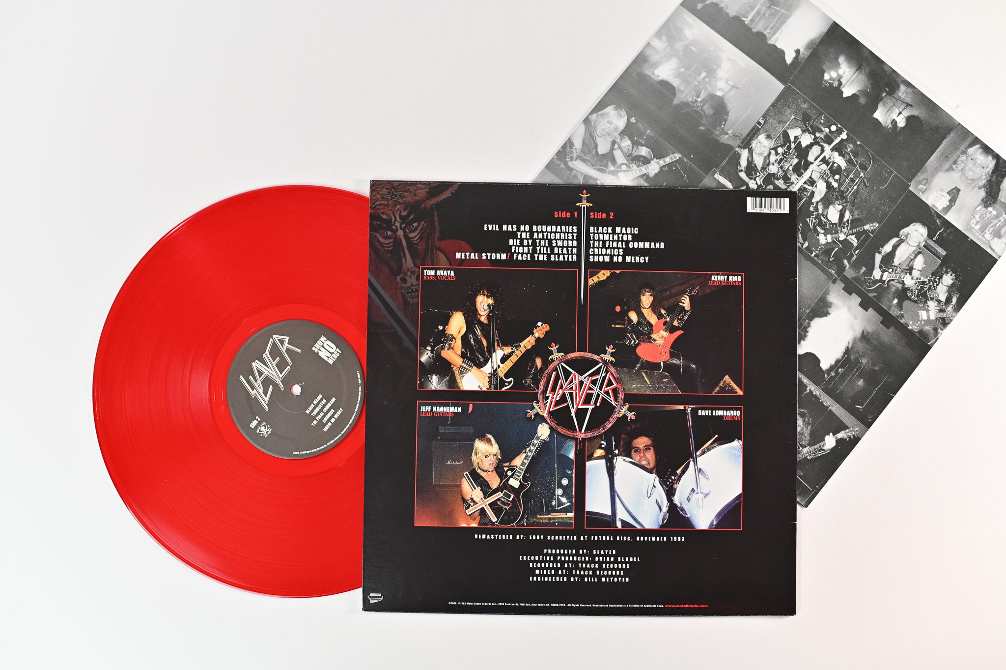 Slayer - Show No Mercy on Metal Blade Red Vinyl Reissue