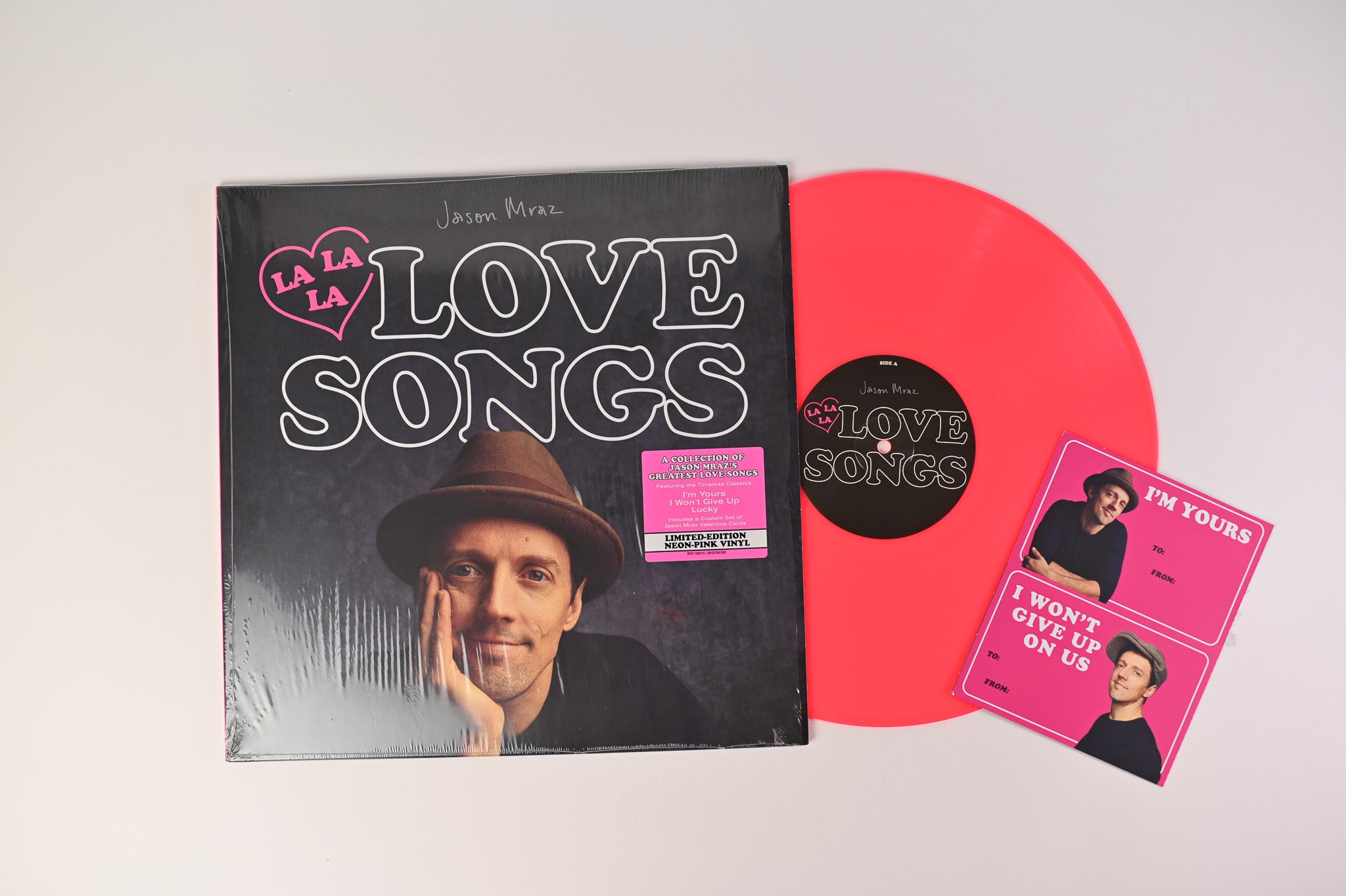 Jason Mraz - LaLaLaLoveSongs on Atlantic Elektra Ltd Neon Pink