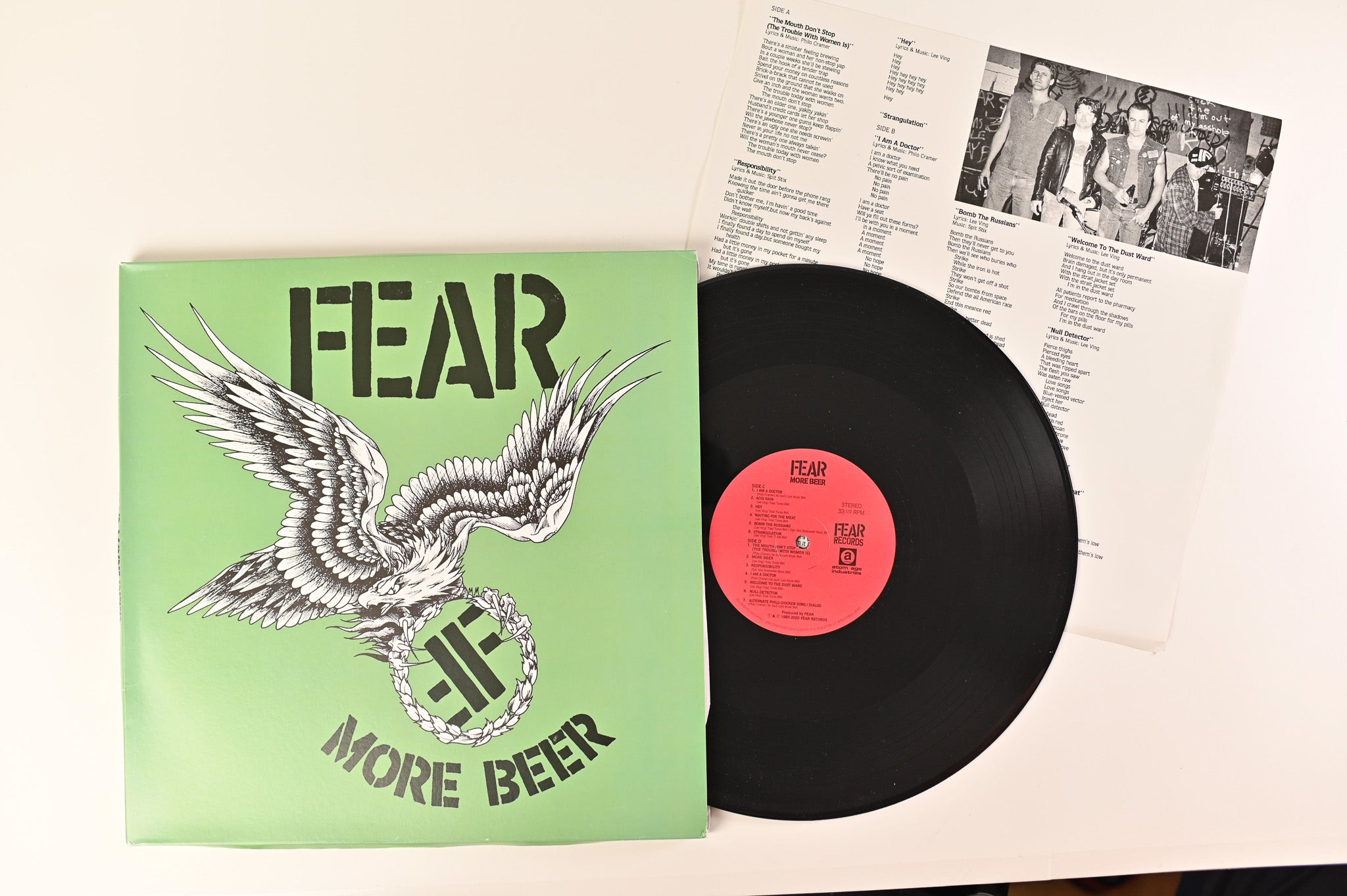 Fear - More Beer on Atom Age Industries Reissue