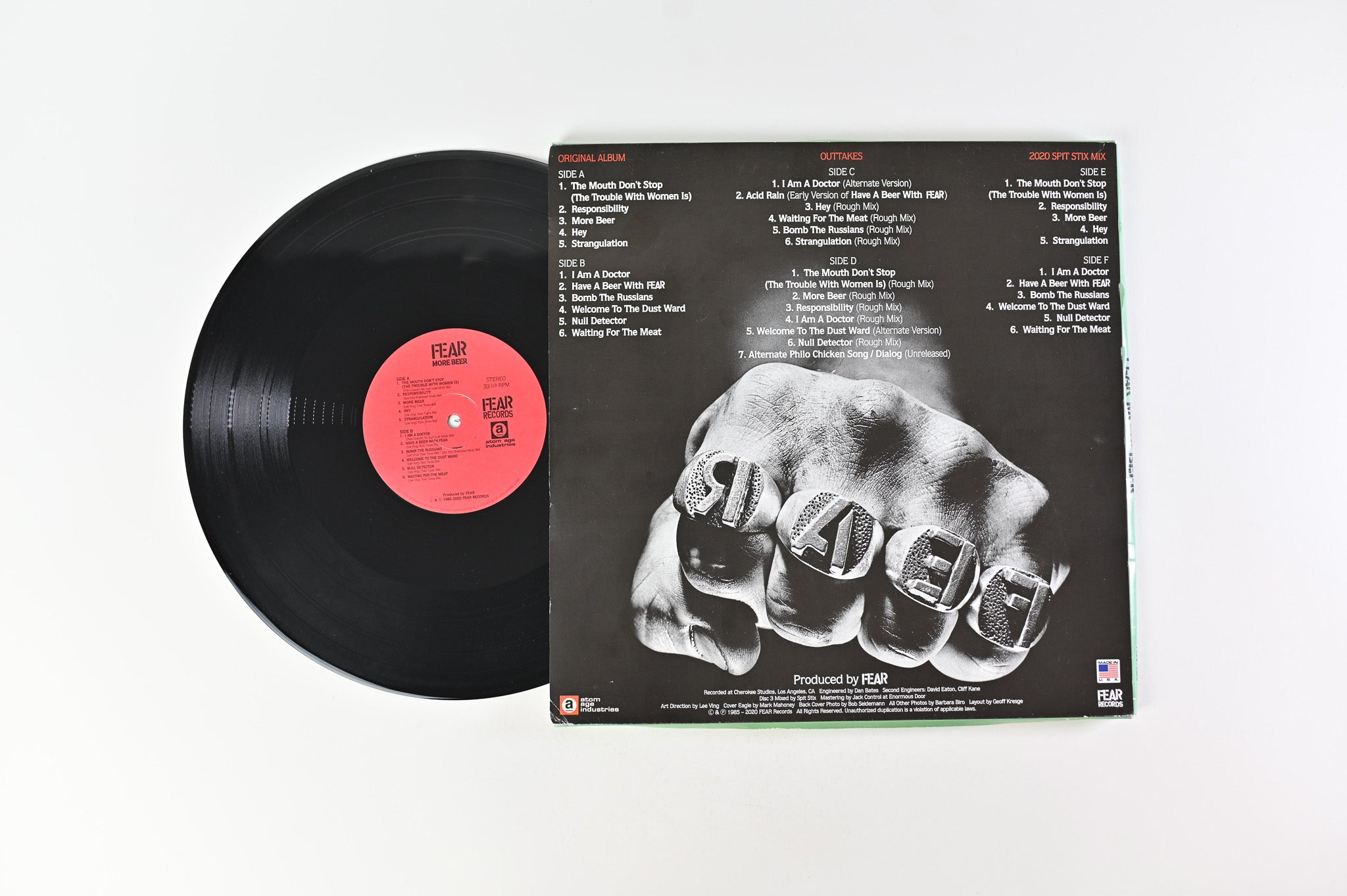 Fear - More Beer on Atom Age Industries Reissue