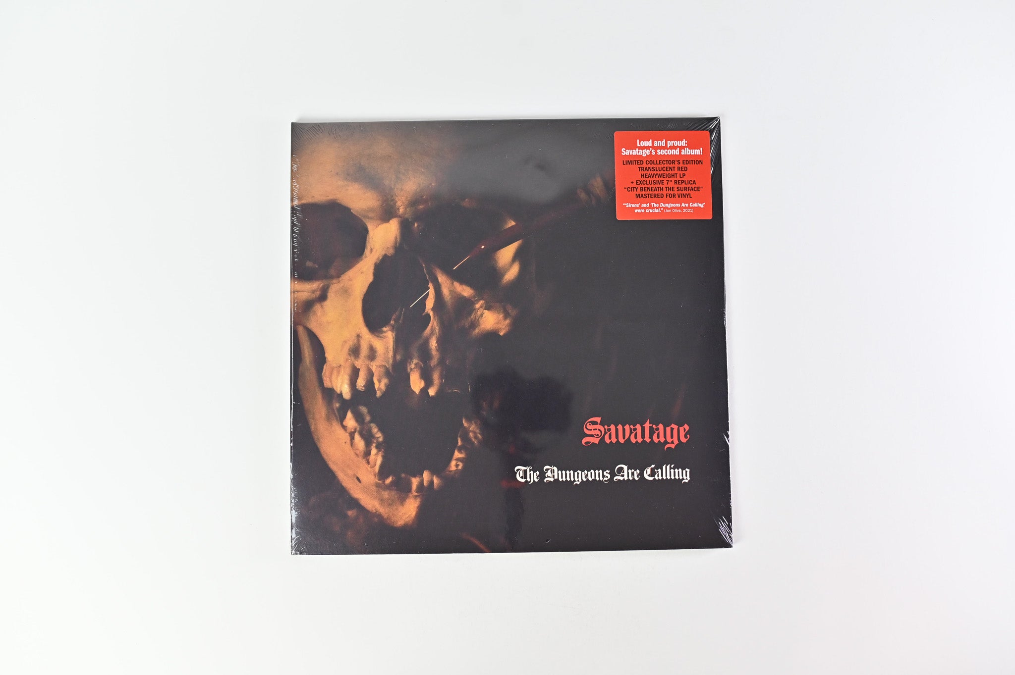 Savatage - The Dungeons Are Calling on Ear Music Classics Translucent Red Reissue + 7" Sealed