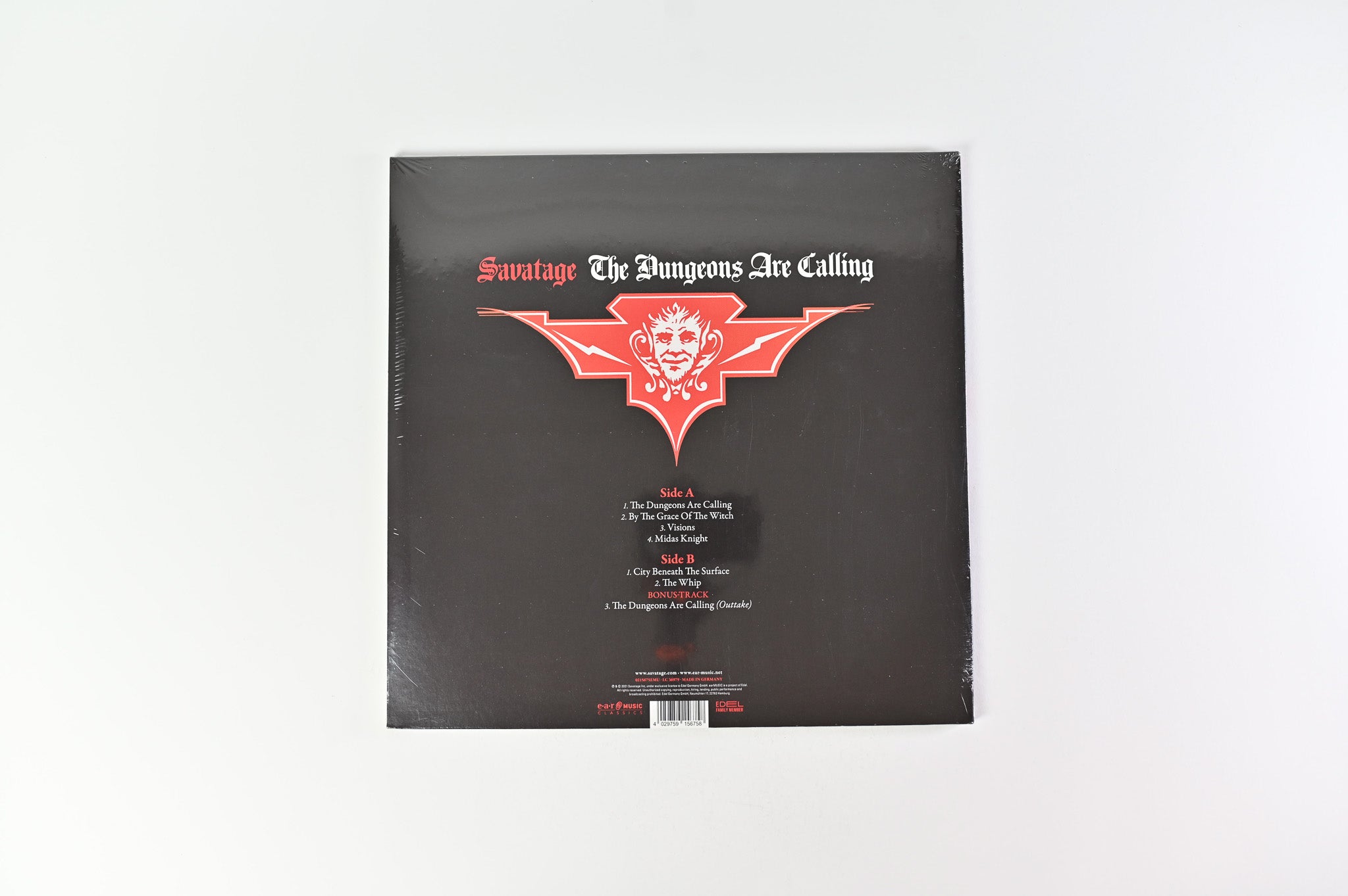 Savatage - The Dungeons Are Calling on Ear Music Classics Translucent Red Reissue + 7" Sealed