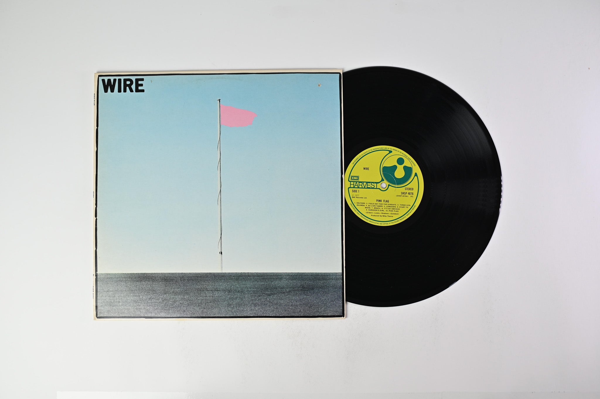 Wire - Pink Flag on Harvest - 1977 UK pressing