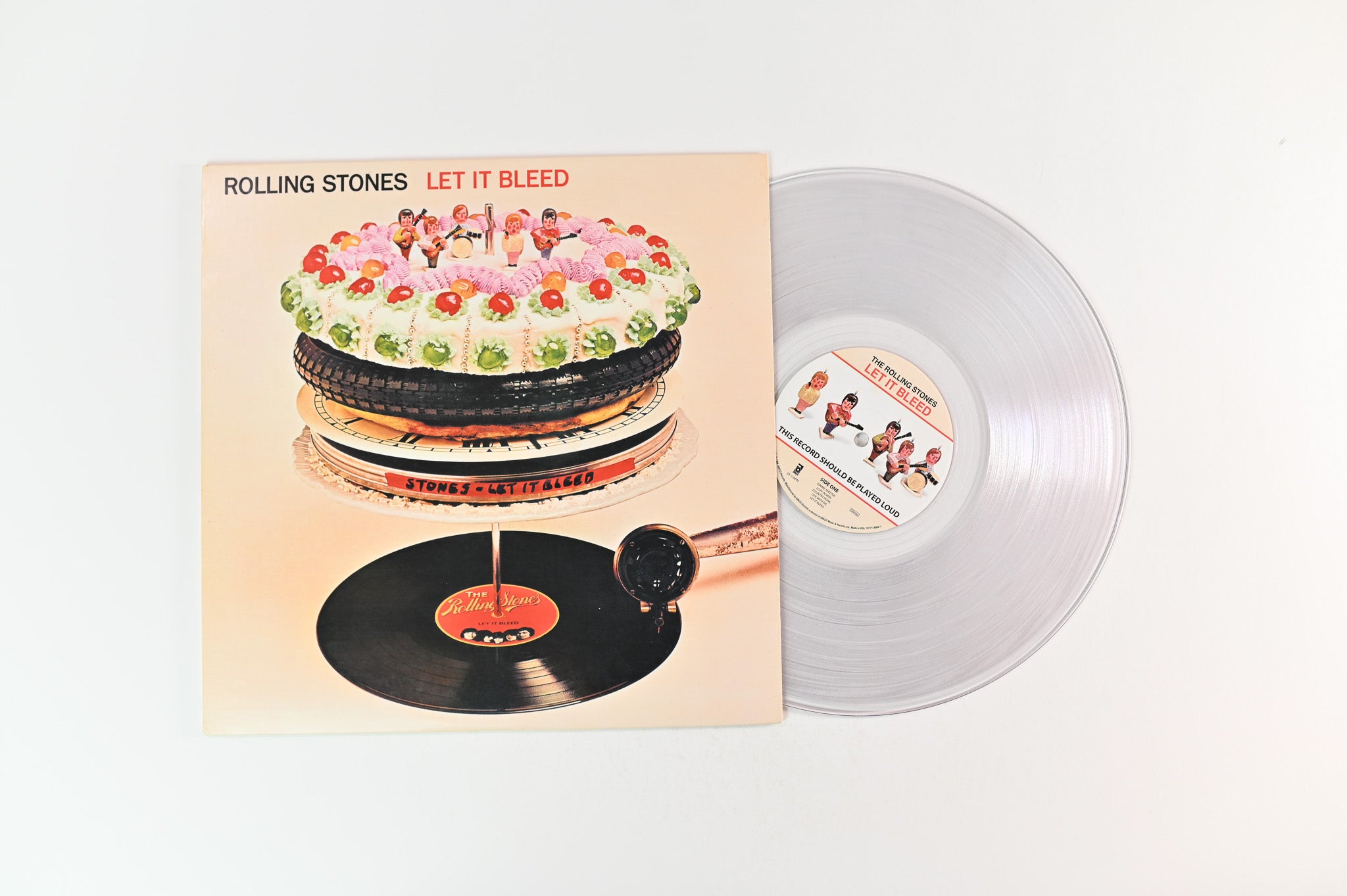 The Rolling Stones - Let It Bleed on ABKCO Clear Transparent Reissue