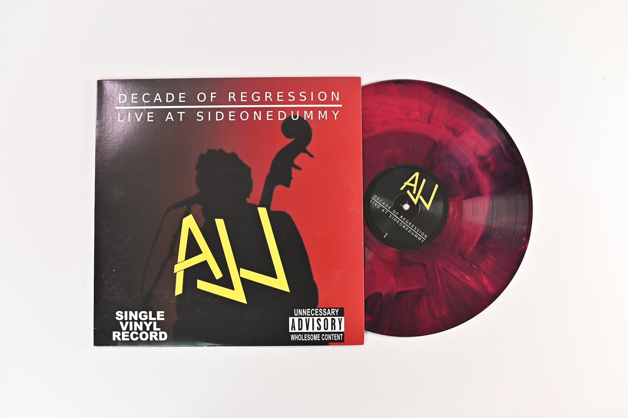 AJJ - Decade of Regression: Live at SideOneDummy on SideOneDummy RSD 2017 Maroon/Black/Violet Marbled