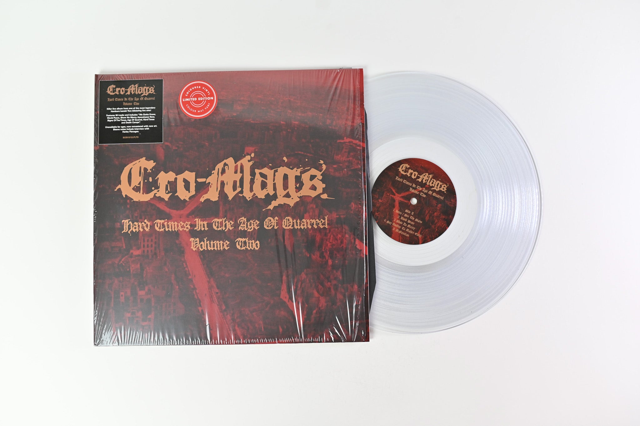 Cro-Mags - Hard Times In The Age Of Quarrel Vol. 2 on Back On Black - Clear Vinyl