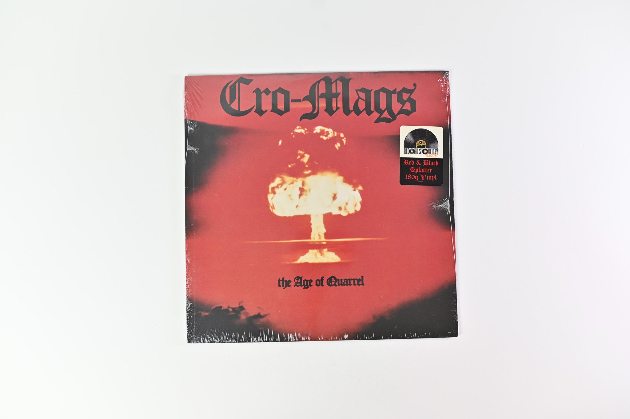 Cro-Mags - The Age Of Quarrel on Profile RSD 2021 Red & Black Splatter Reissue Sealed