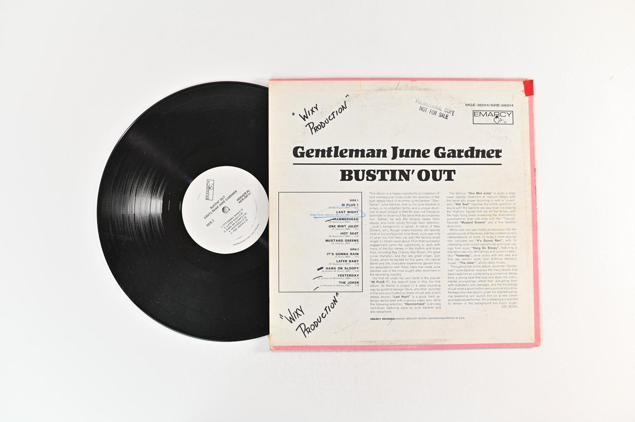 Albert Gentleman June Gardner - Bustin' Out on Emarcy Promo