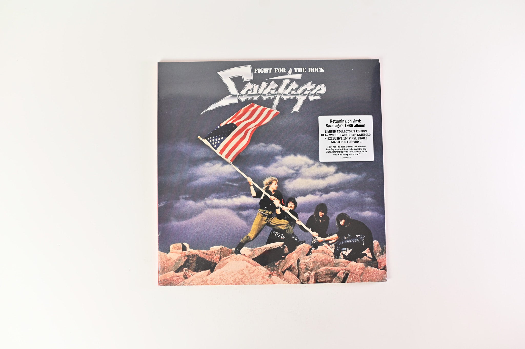 Savatage - Fight For The Rock on Ear Music Classics White Vinyl + 10" Single Reissue Sealed