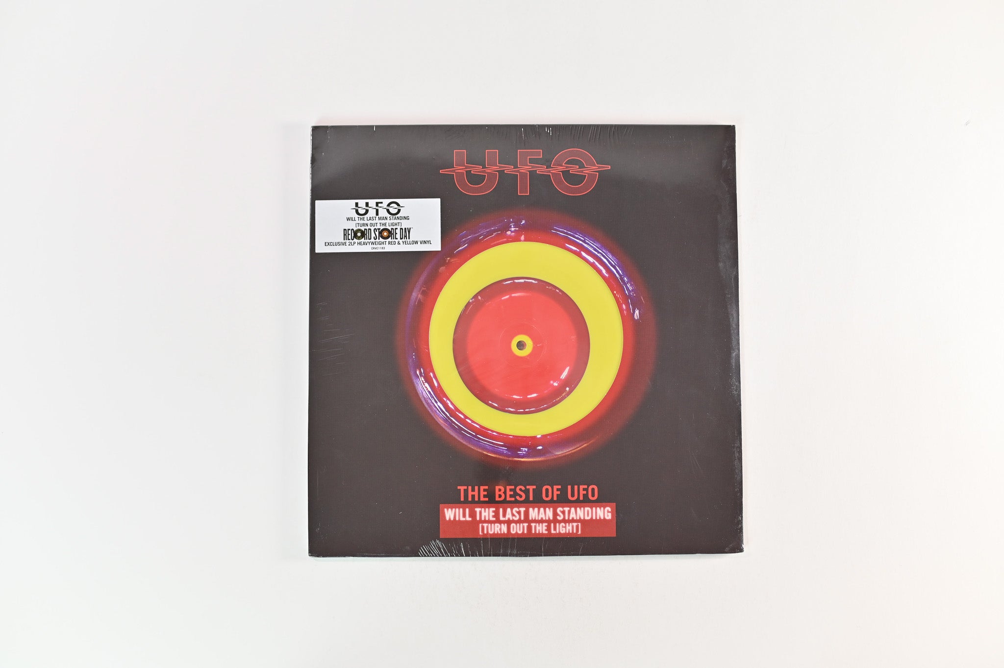 UFO - The Best of UFO: Will The Last Man Standing [Turn Out The Light] on Chrysalis RSD 2023 Yellow/Red Sealed