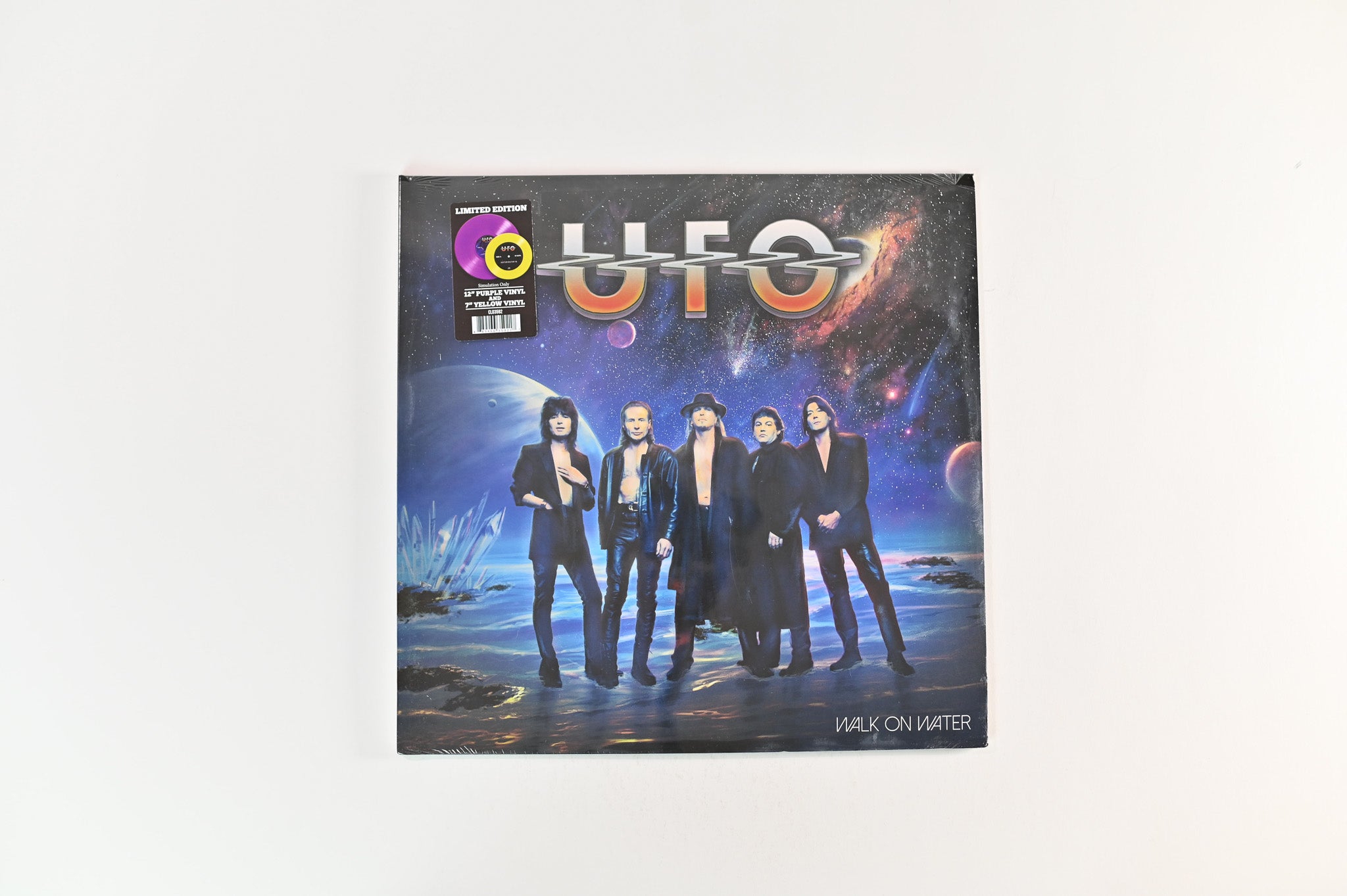 UFO - Walk On Water on Cleopatra Purple Vinyl Reissue With Yellow Vinyl 7" Sealed