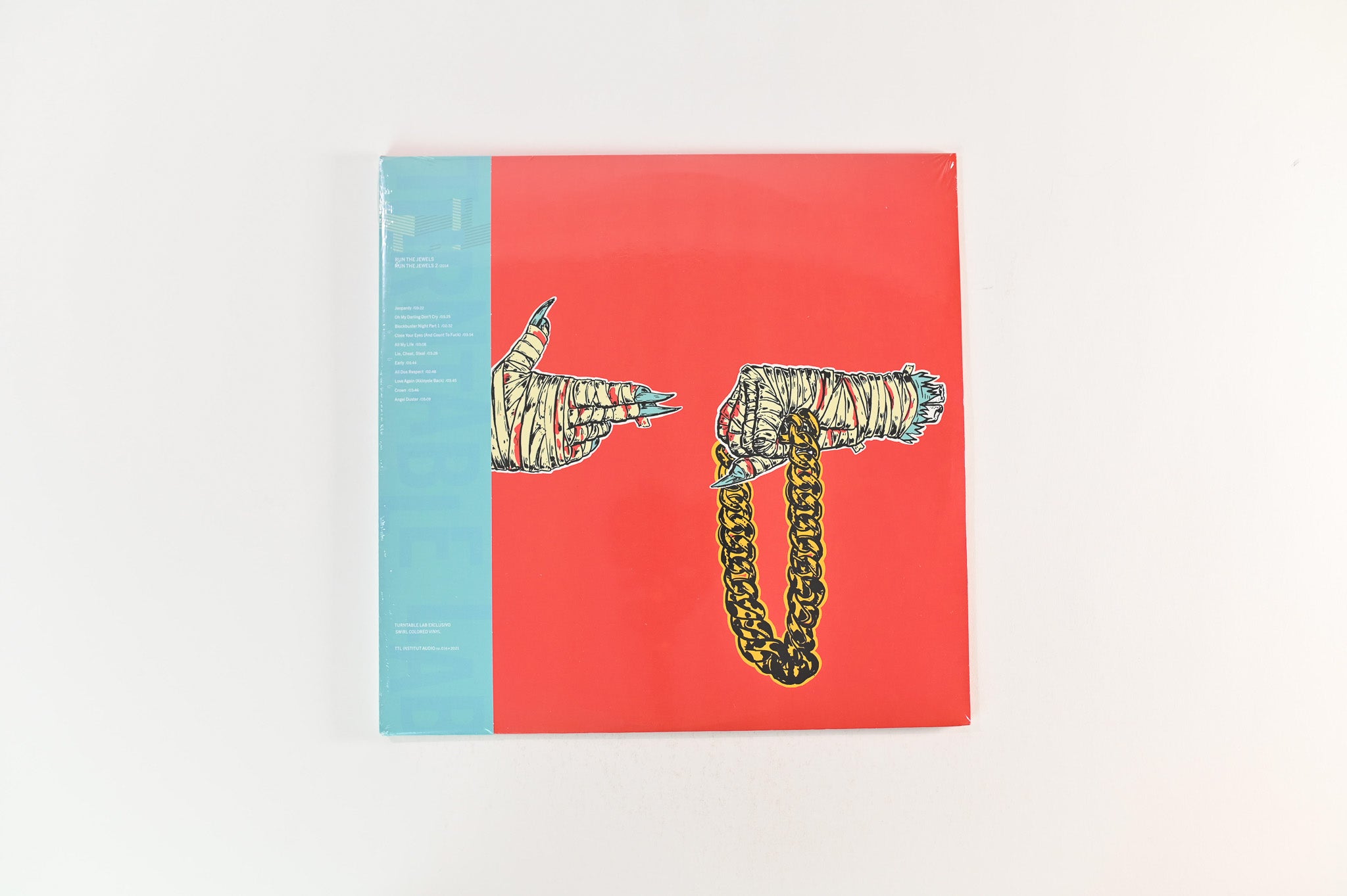 Run The Jewels - Run The Jewels 2 on Mass Appeal Blue / Red Swirl Reissue Sealed