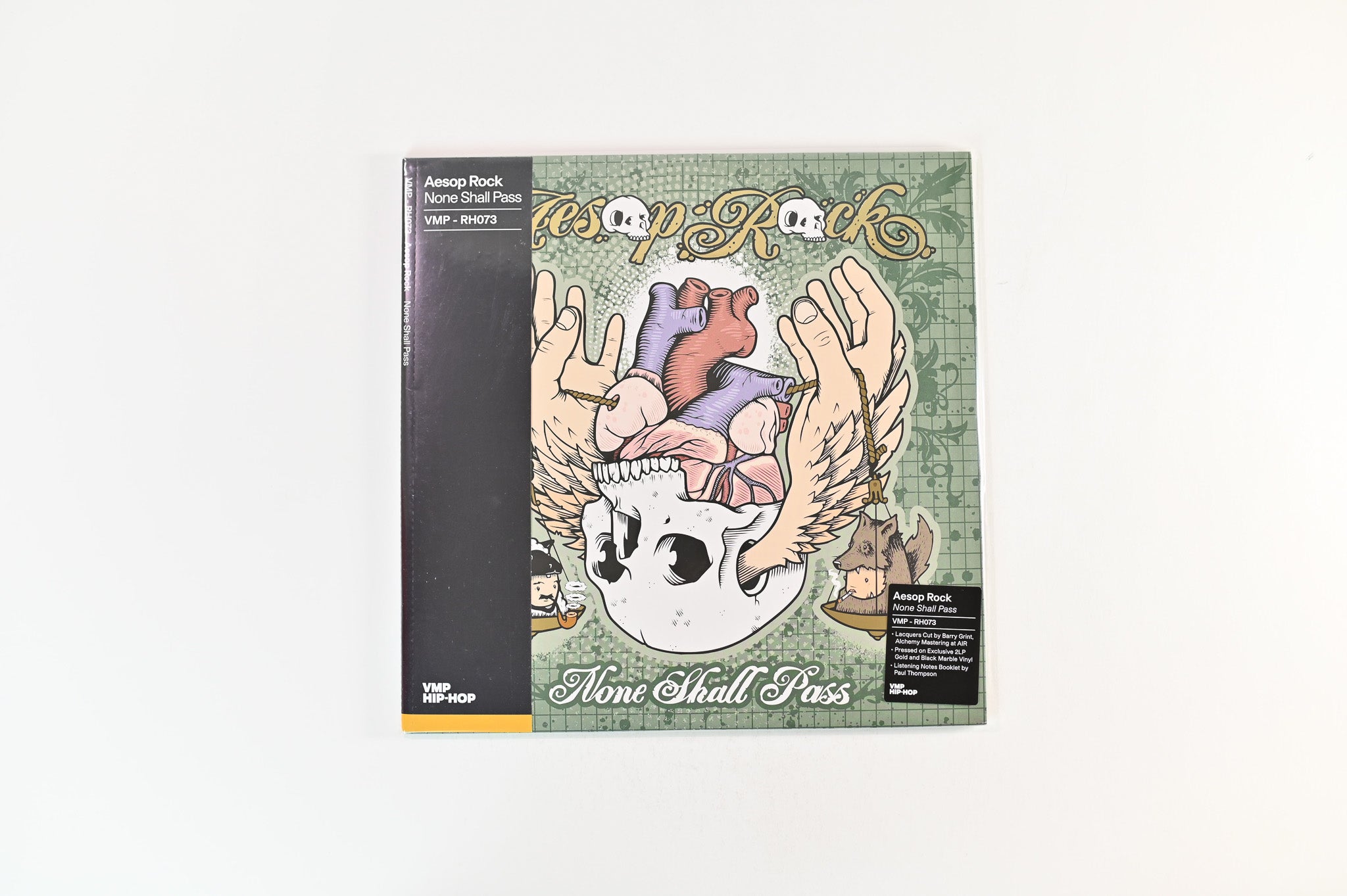 Aesop Rock - None Shall Pass on Rhymesayers Vinyl Me Please Gold & Black Marble Reissue