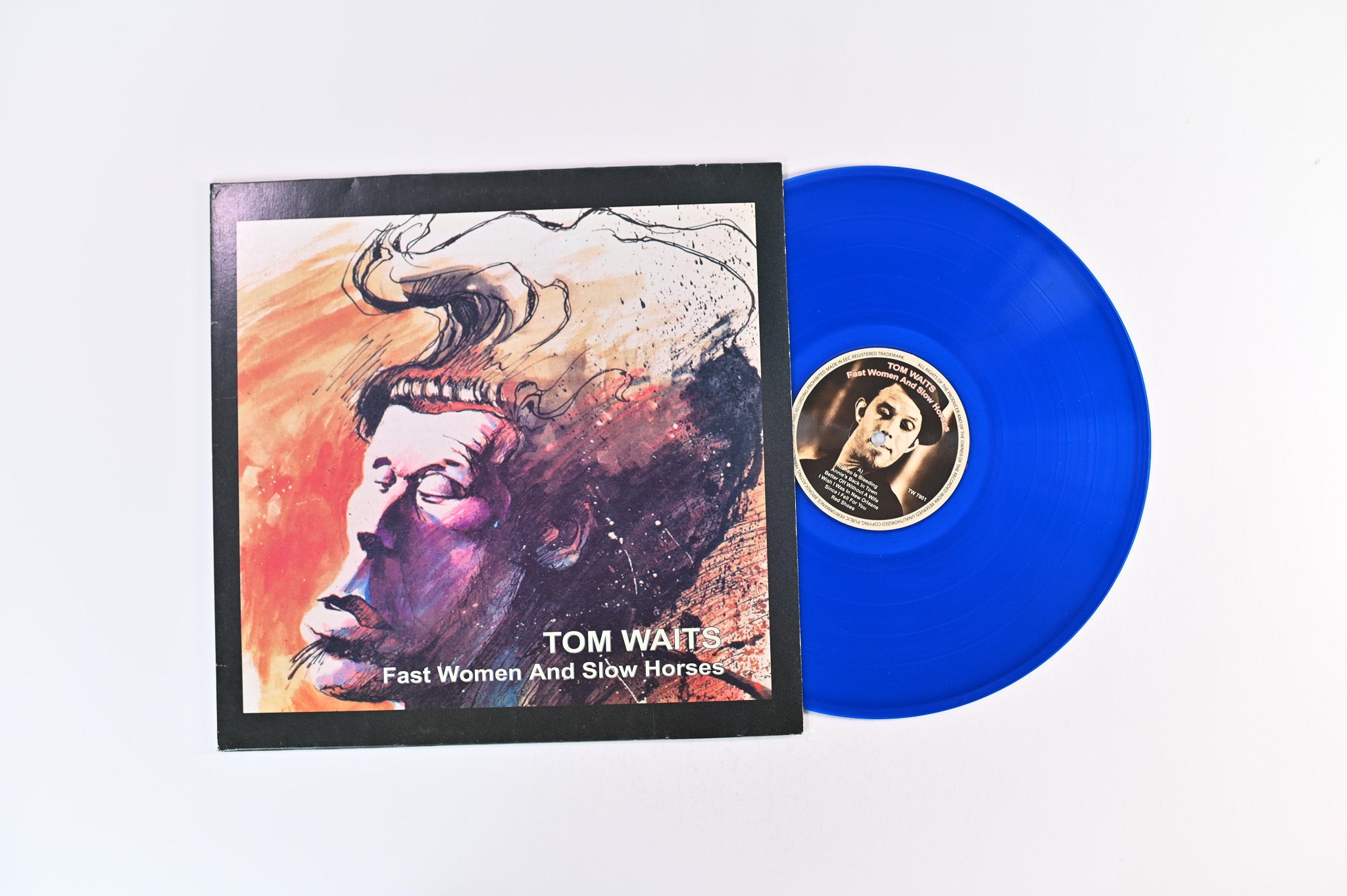 Tom Waits - Fast Women And Slow Horses Blue Vinyl Unofficial Pressing