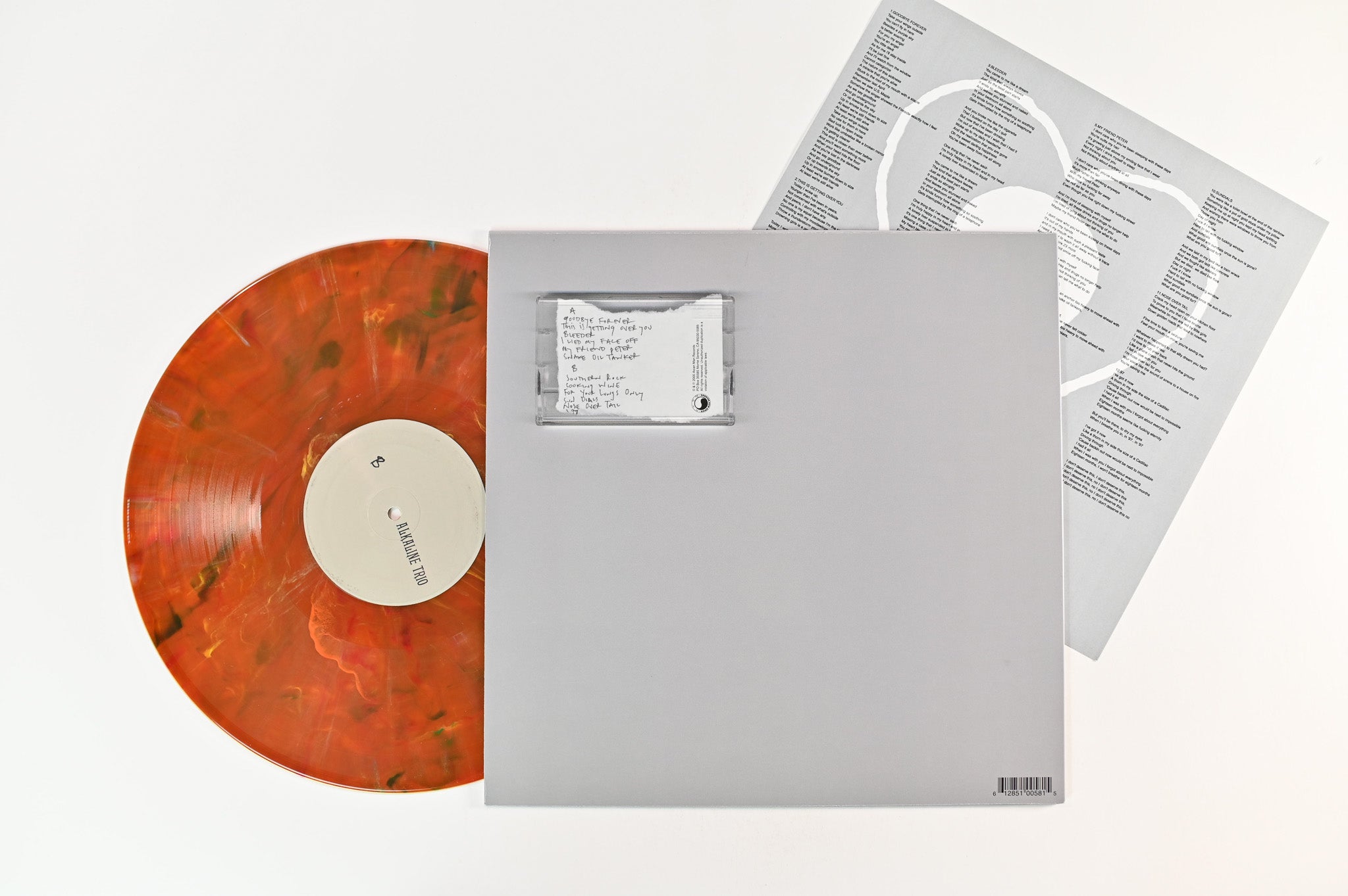 Alkaline Trio - Alkaline Trio on Asian Man Orange Marbled