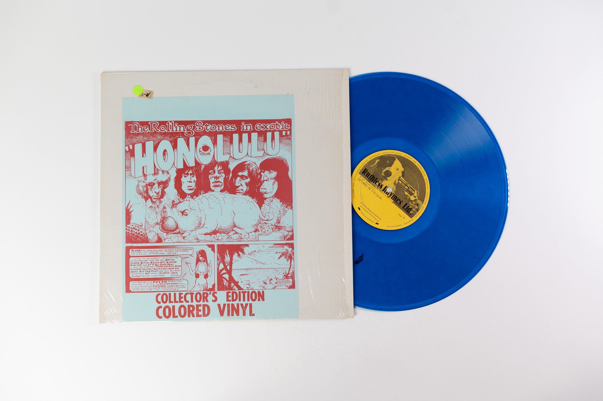 The Rolling Stones - The Rolling Stones In Exotic "Honolulu" Rare Blue Vinyl Unofficial Pressing