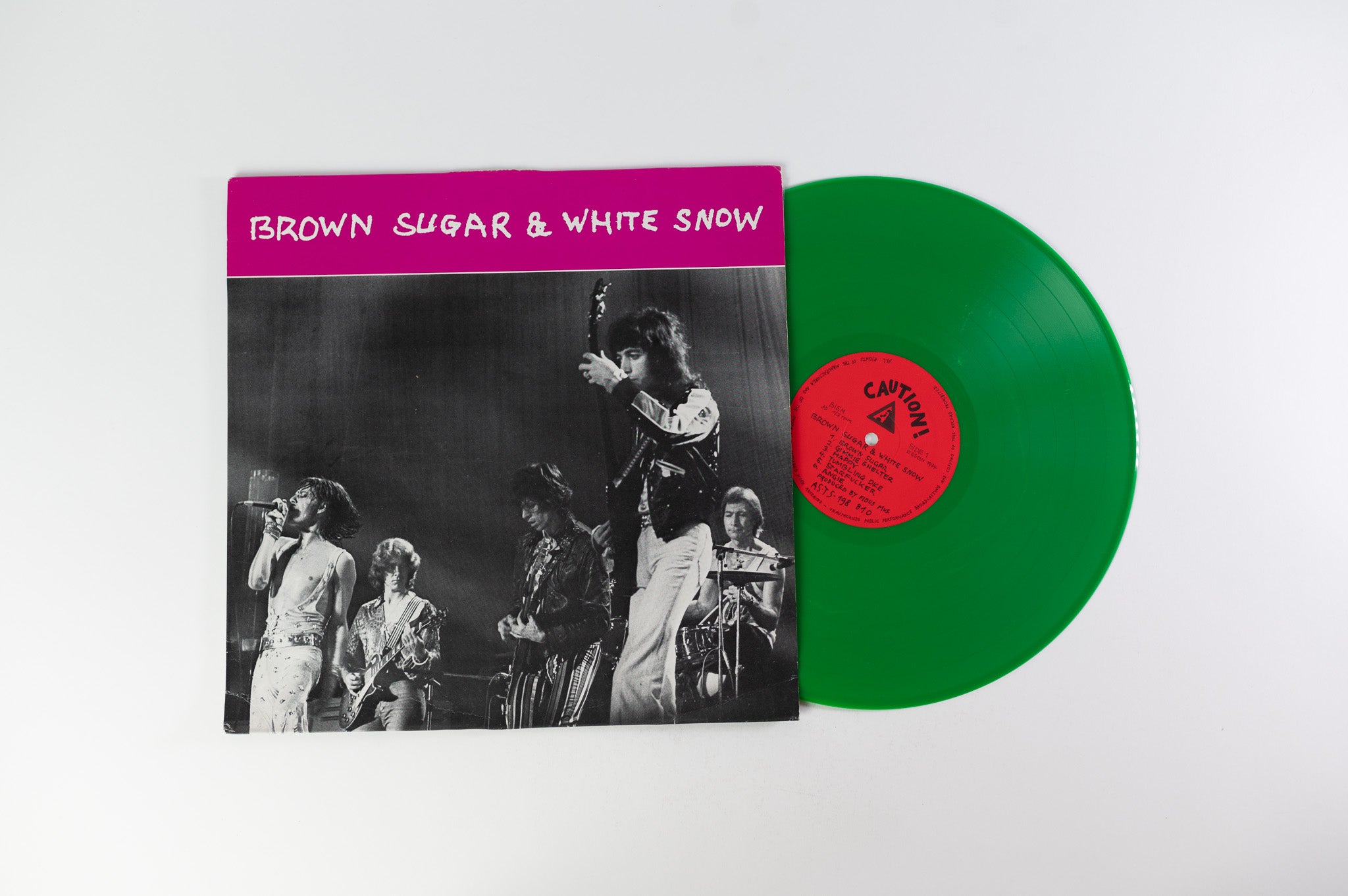 The Rolling Stones - Brown Sugar & White Snow Green Vinyl Unofficial Pressing