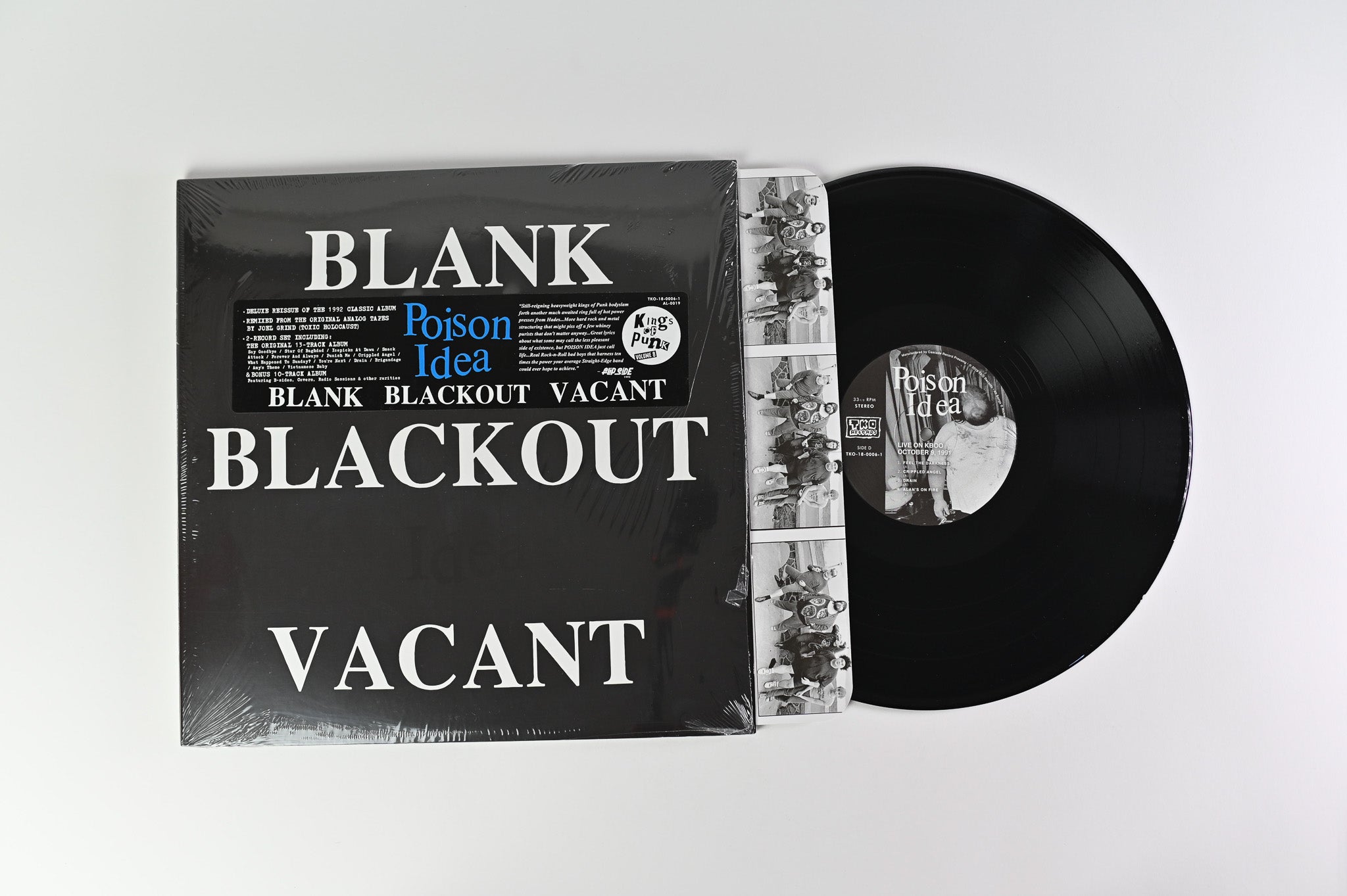 Poison Idea - Blank Blackout Vacant on TKO Records / American Leather Records