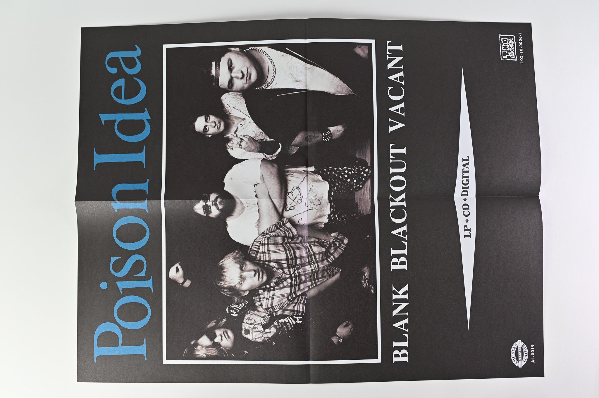 Poison Idea - Blank Blackout Vacant on TKO Records / American Leather Records