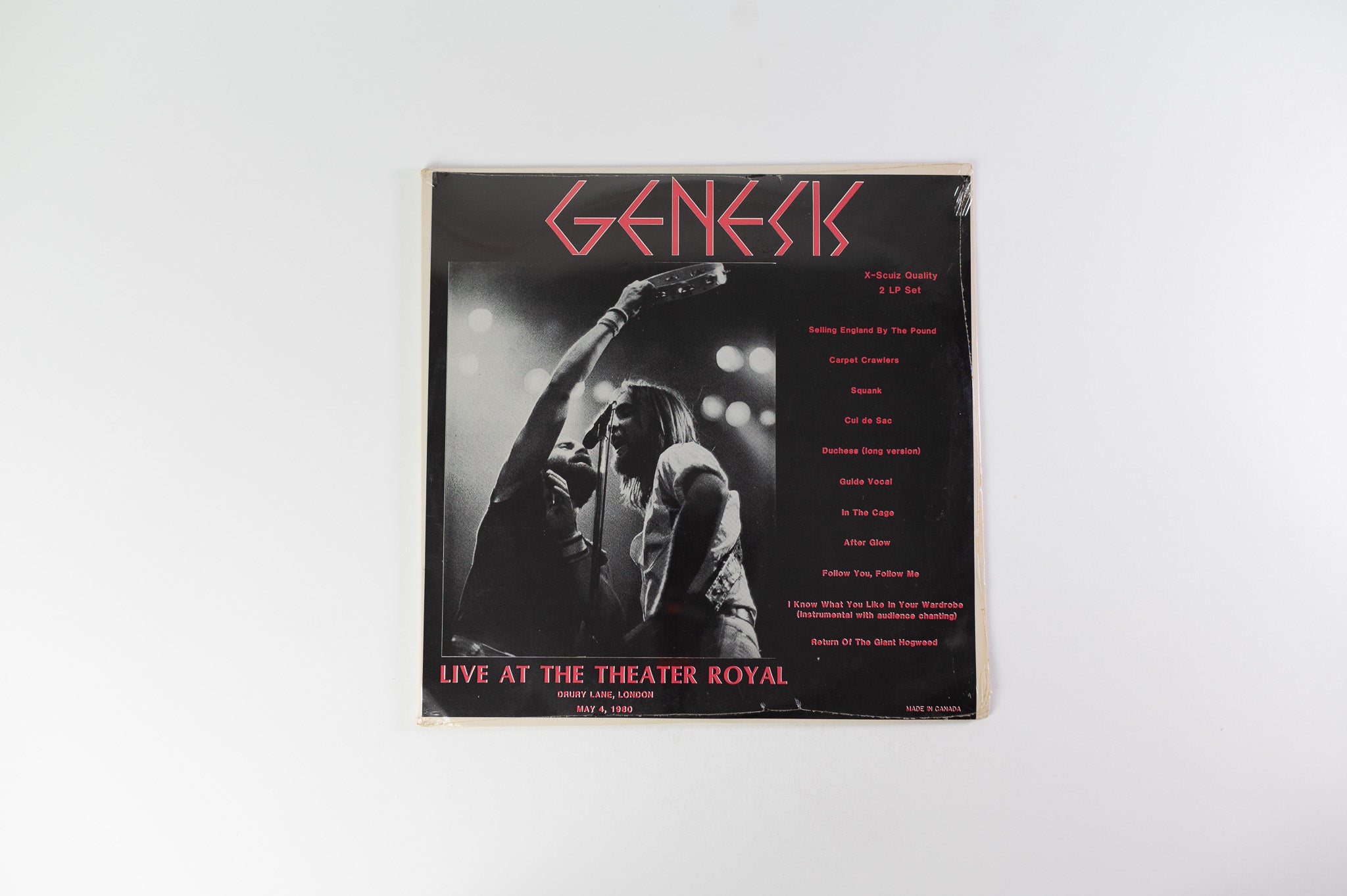 Genesis - Live At The Theater Royal Unofficial Pressing Sealed