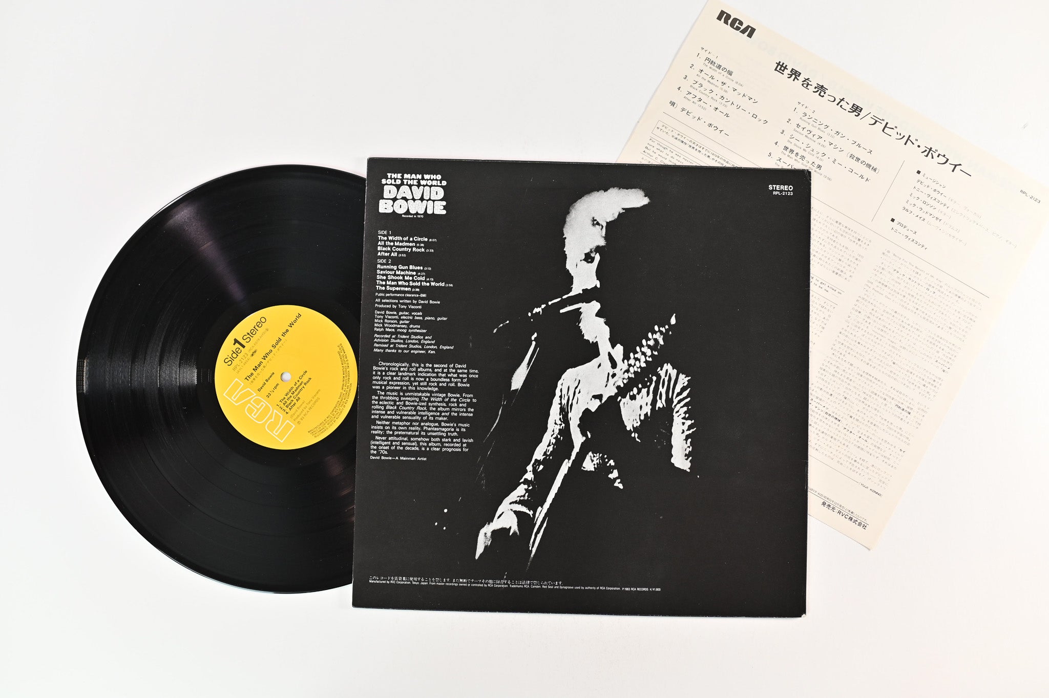 David Bowie - The Man Who Sold The World on RCA Japanese Reissue