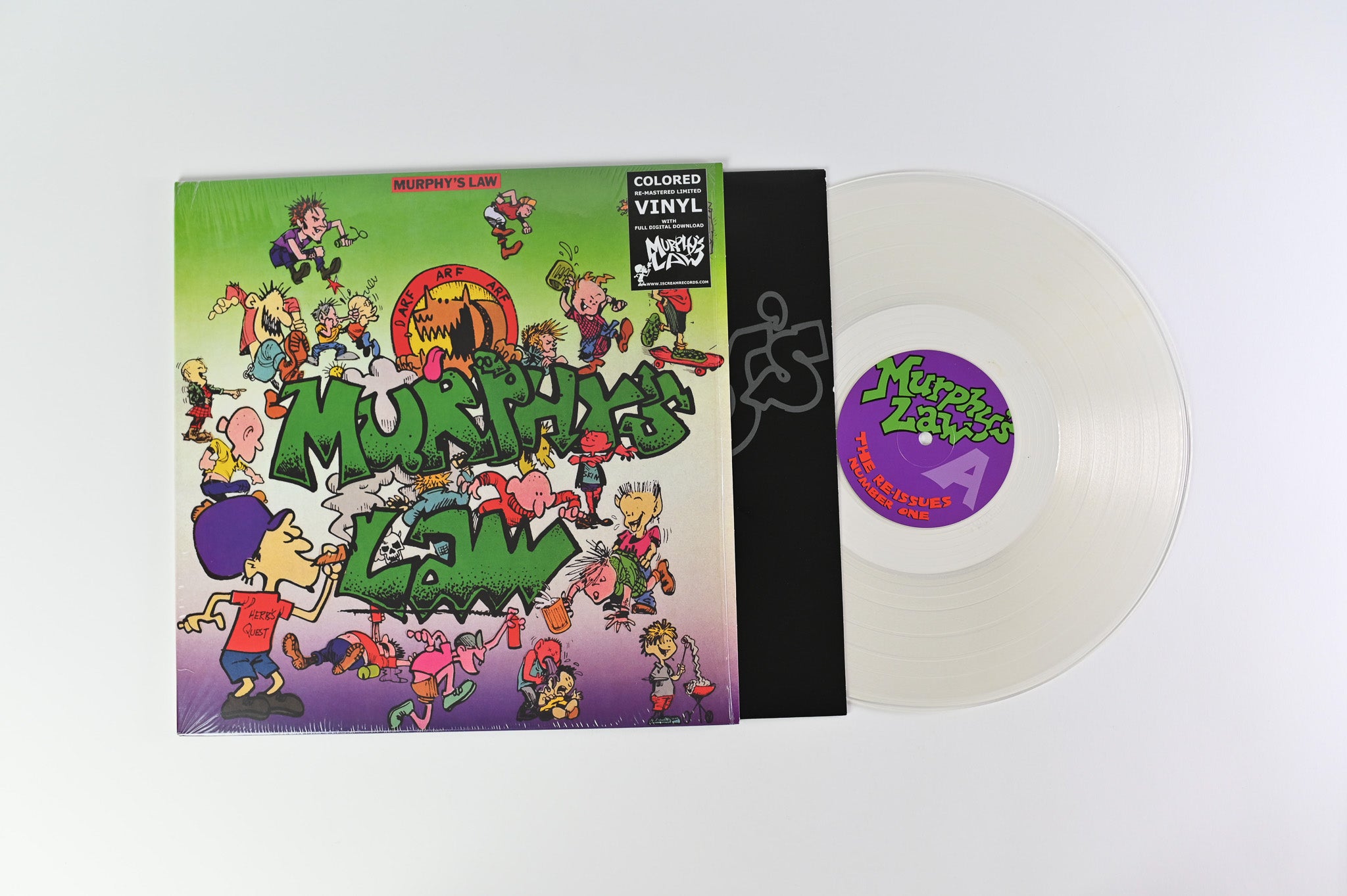 Murphy's Law - Murphy's Law Reissue on I Scream Records Clear Vinyl