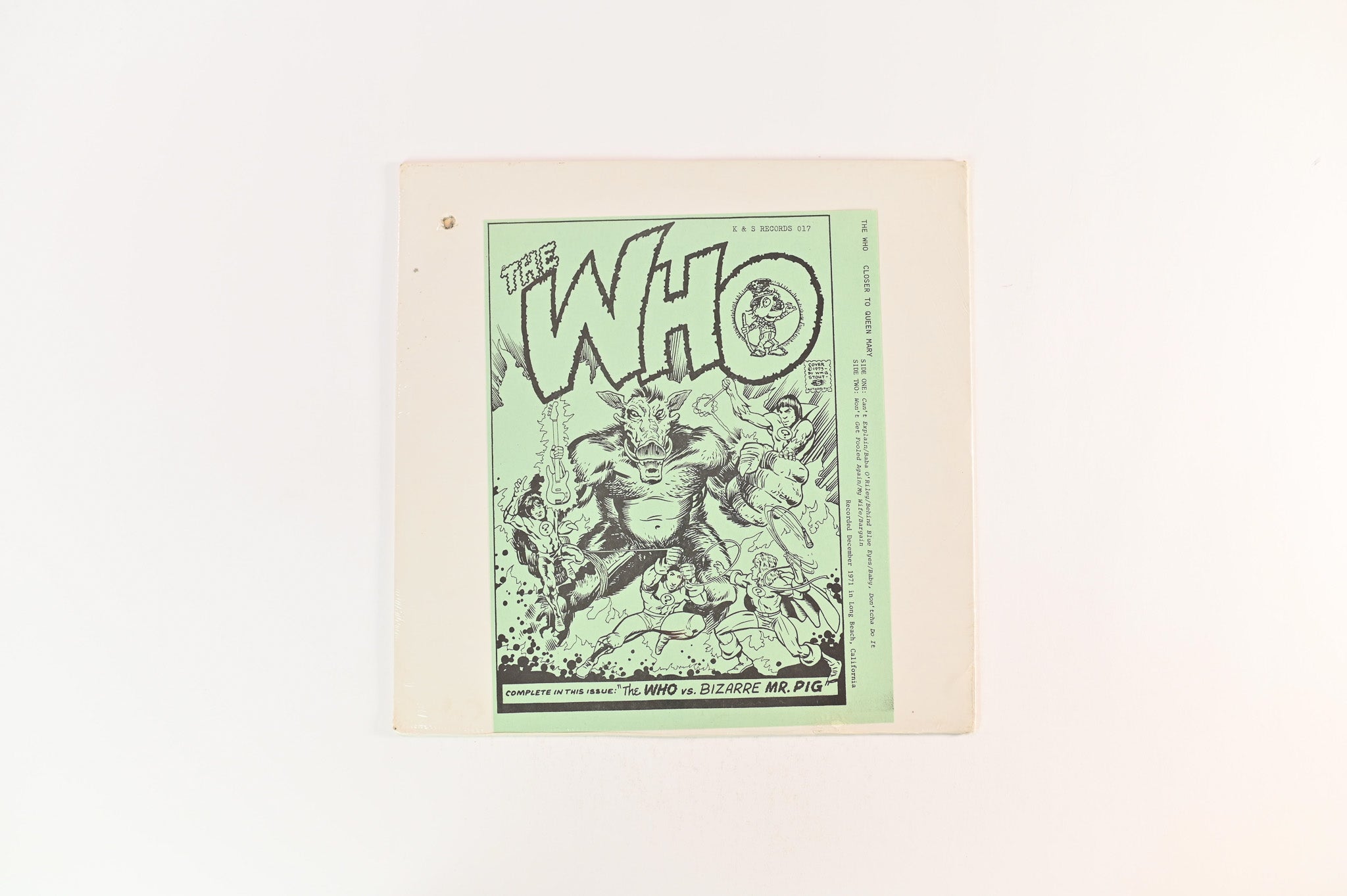 The Who - The Who Vs. Bizarre Mr. Pig Unofficial Pressing Sealed