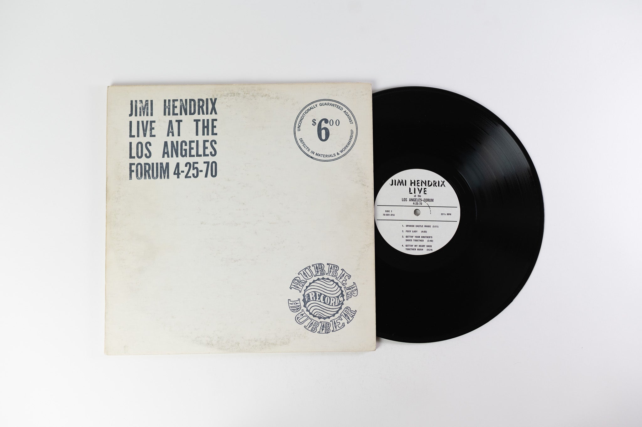 Jimi Hendrix - Live At The Los Angeles Forum 4-25-70 Unofficial Pressing