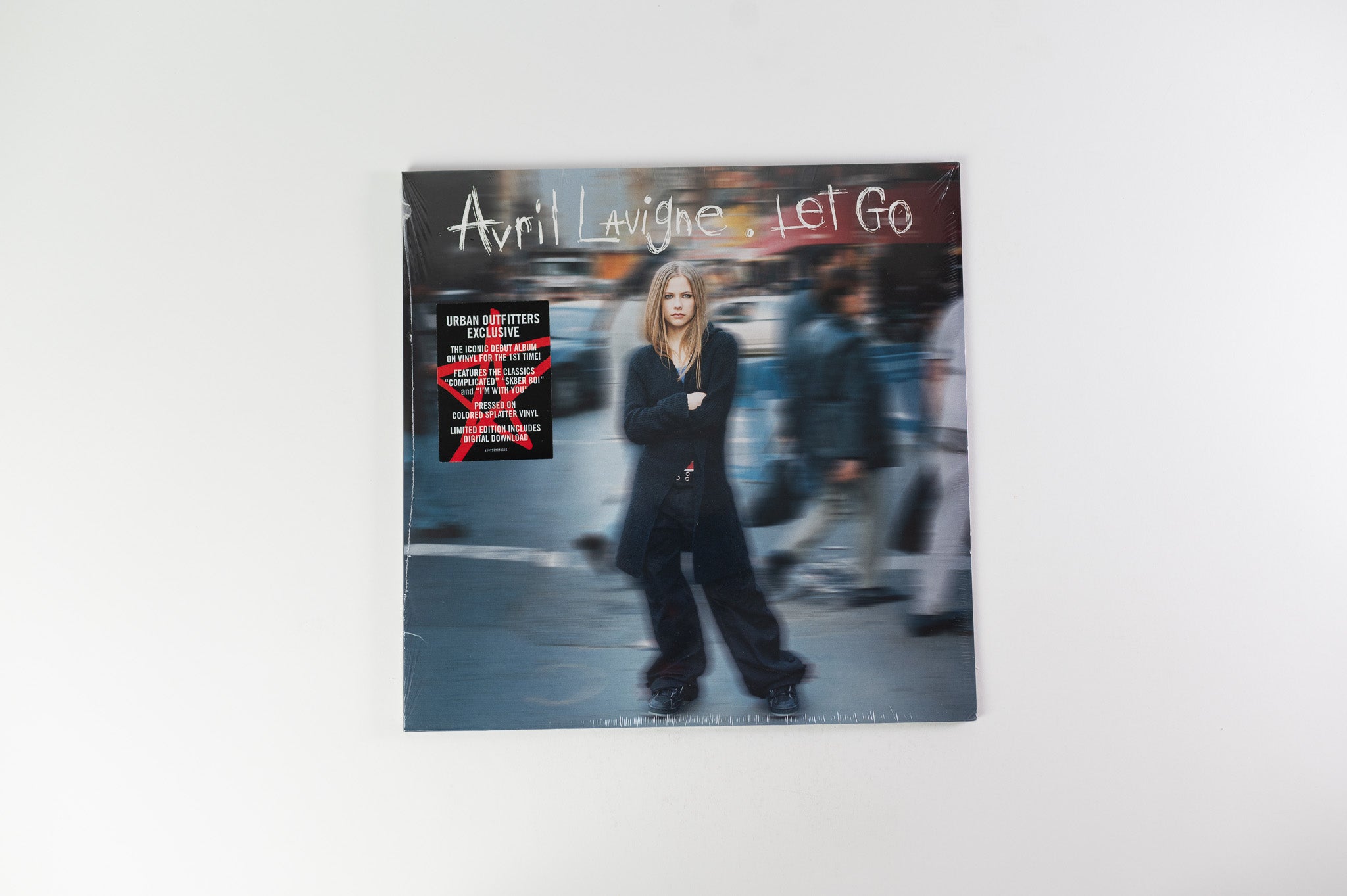 Avril Lavigne - Let Go on Arista Legacy Ltd Clear w/ Blue/Black/Yellow Splatter Reissue Sealed