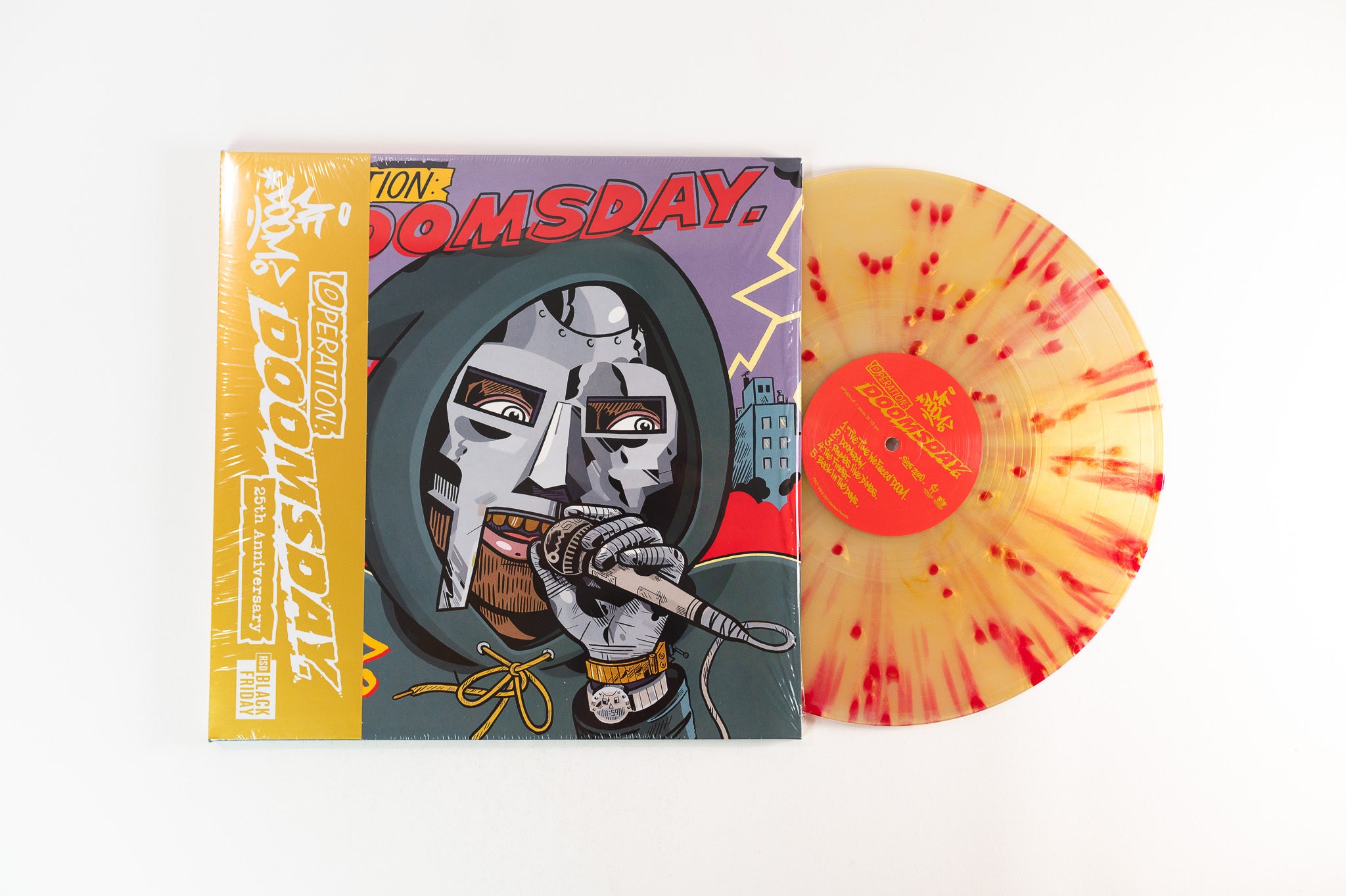 MF DOOM - Operation: Doomsday 25th Anniversary [Alternate Art]  [Gold w/ Red Splatter]