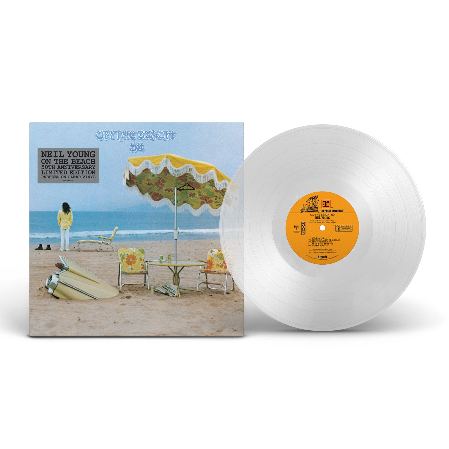 [PRE-ORDER] Neil Young - On The Beach [Clear Vinyl] [Release Date: 12/13/2024]