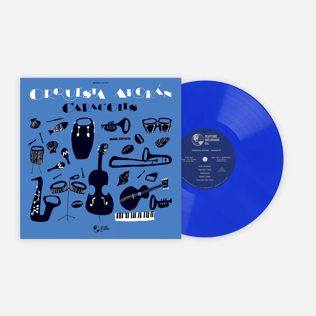 Orquesta Akokán - Caracoles [Opaque Blue Vinyl]