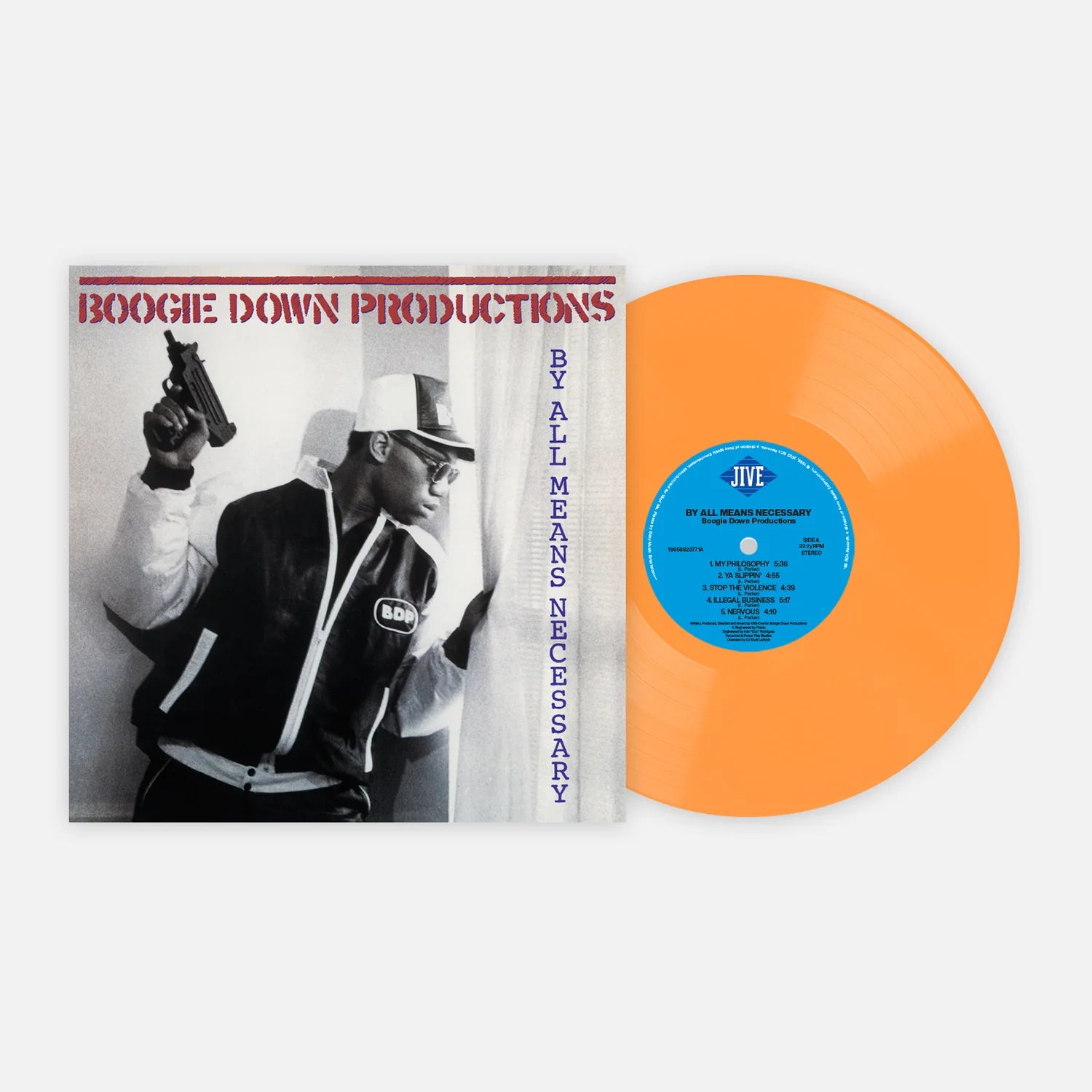 Boogie Down Productions - By All Means Necessary [Orange Vinyl]