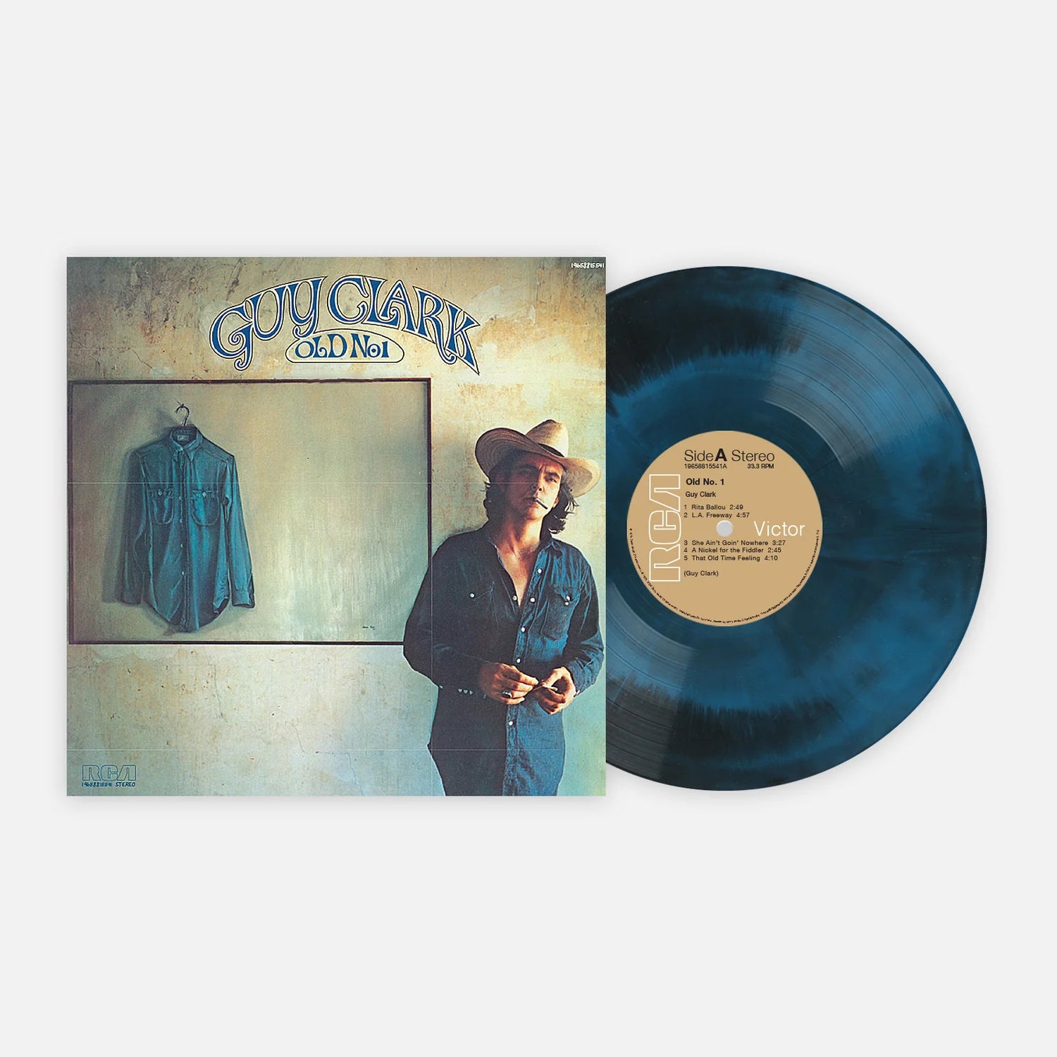 Guy Clark - Old No. 1 [Black & Blue Galaxy Vinyl]