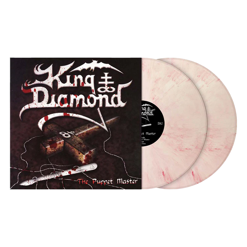 King Diamond - The Puppet Master [White Red Marbled Vinyl]